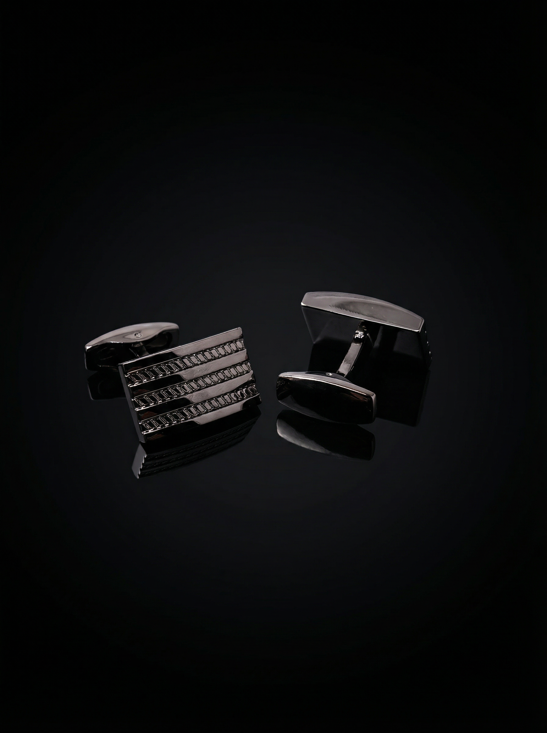 Chain Stripe Cufflinks Tivaaro
