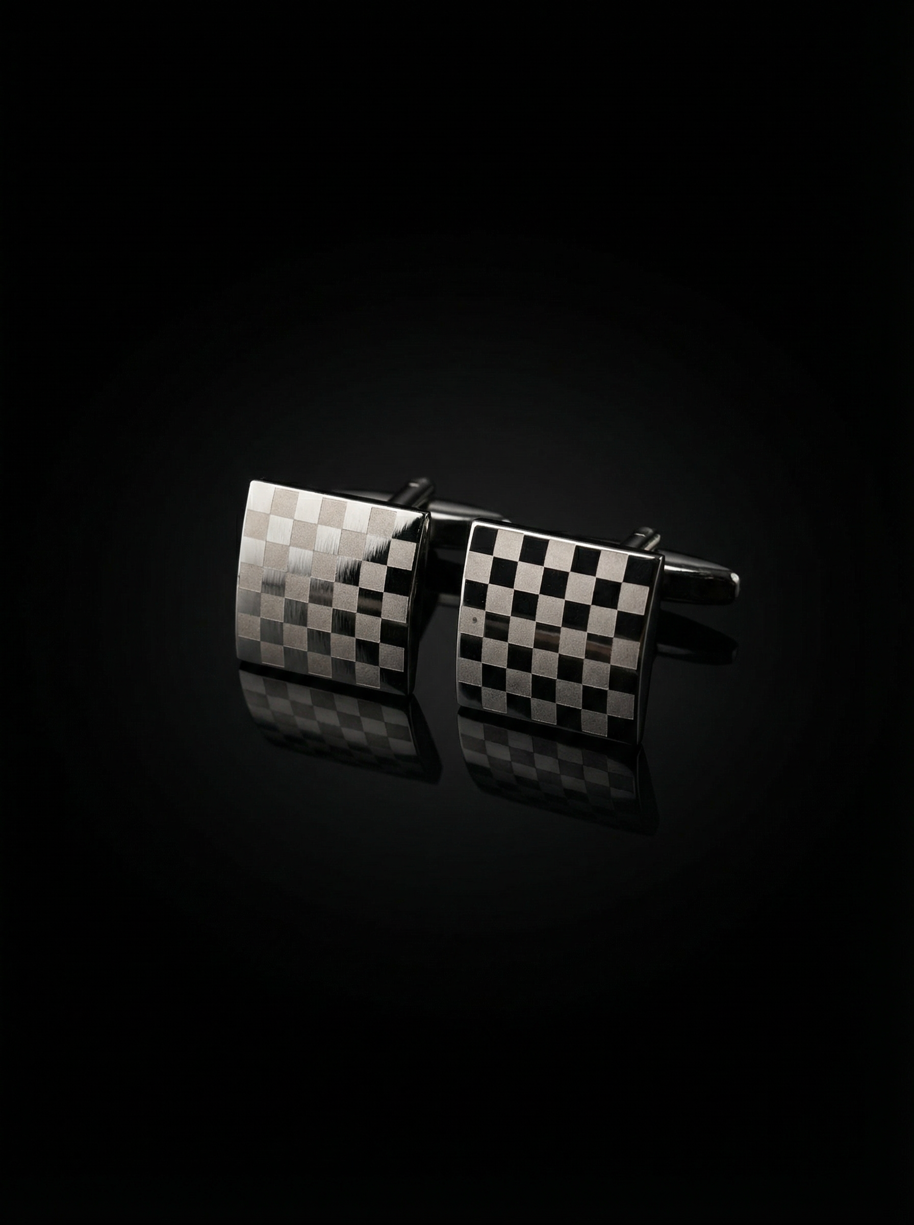 Checkerboard Cufflinks Tivaaro