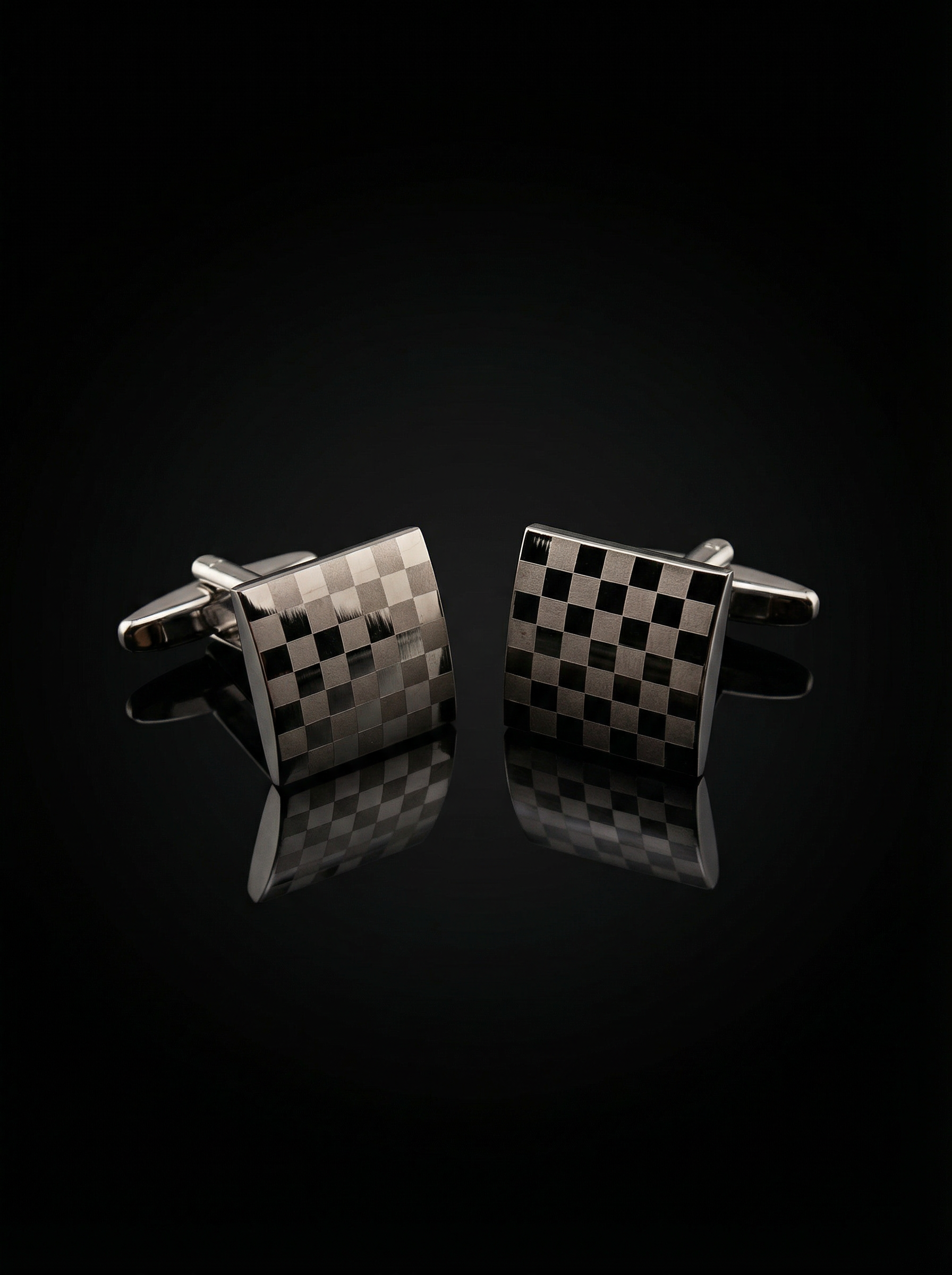 Checkerboard Cufflinks Tivaaro
