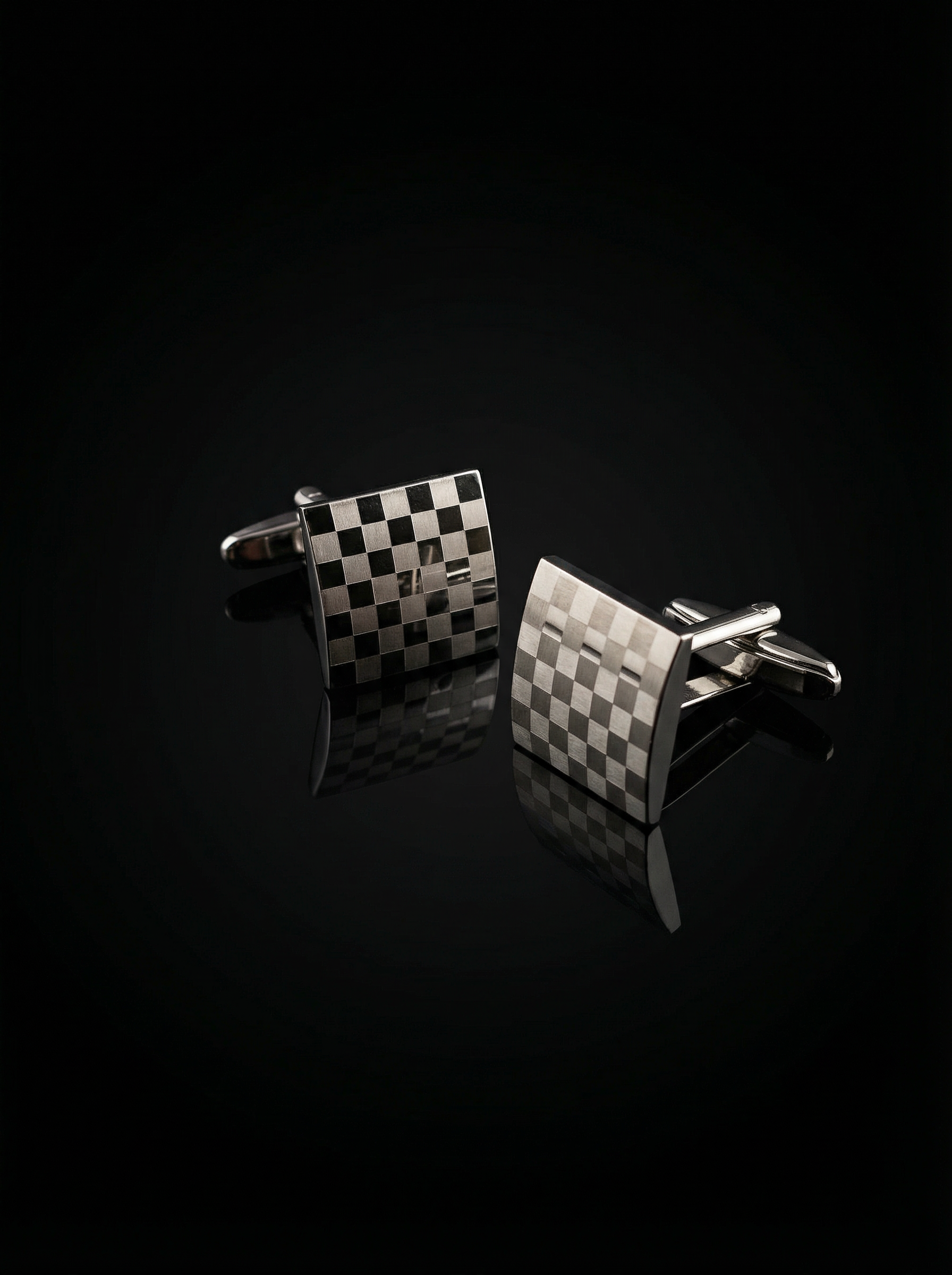 Checkerboard Cufflinks Tivaaro