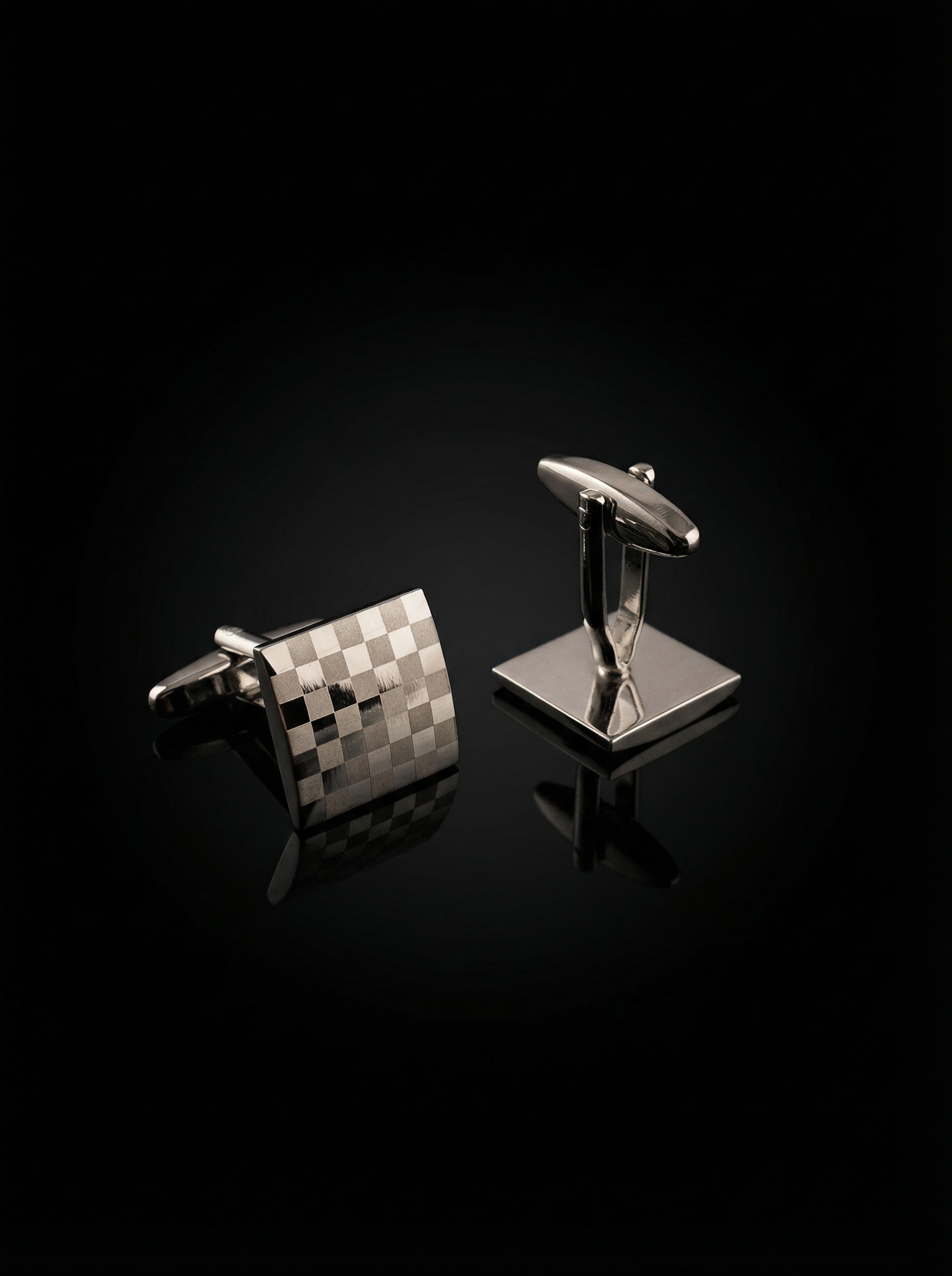 Checkerboard Cufflinks Tivaaro