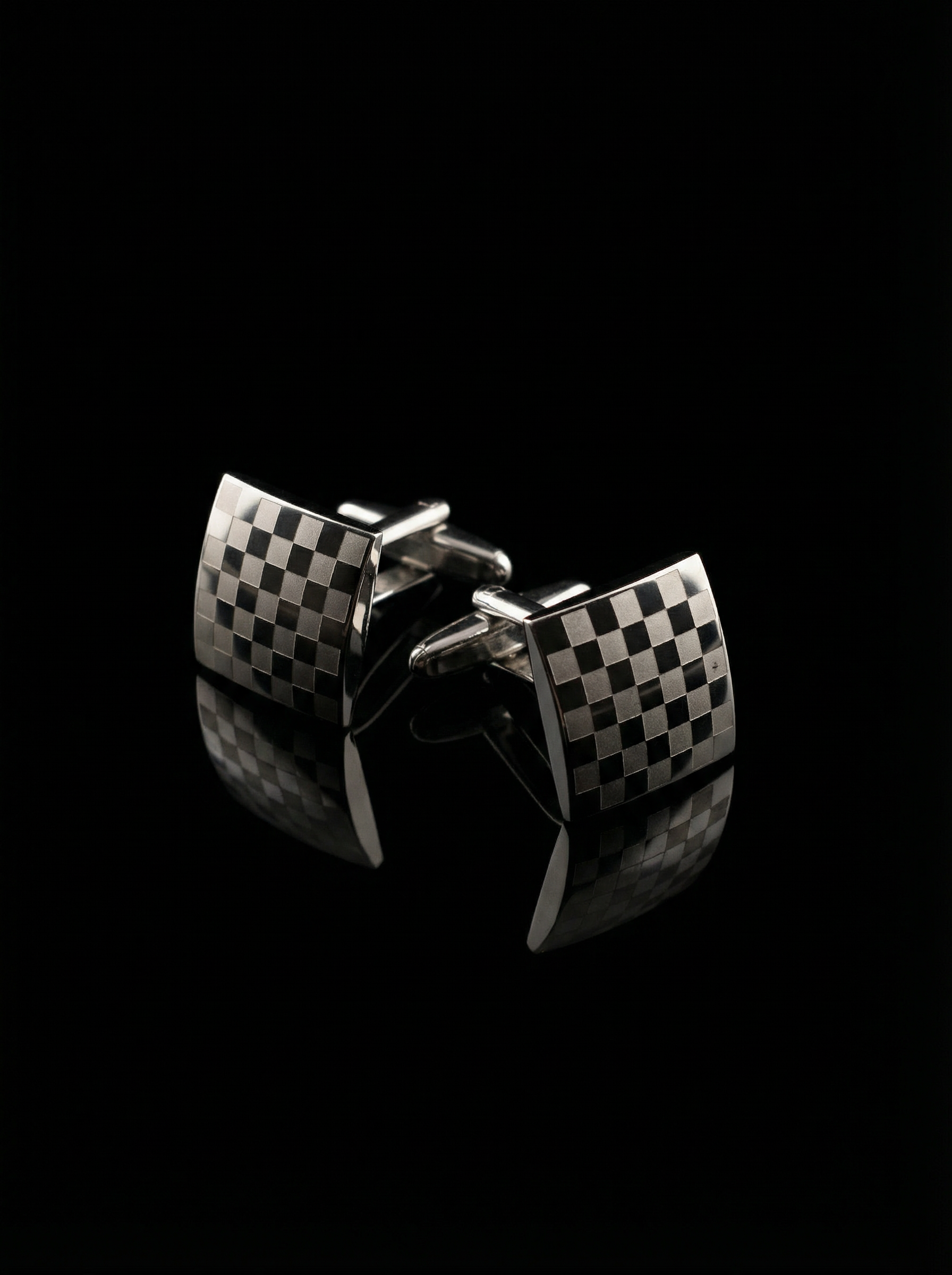 Checkerboard Cufflinks Tivaaro