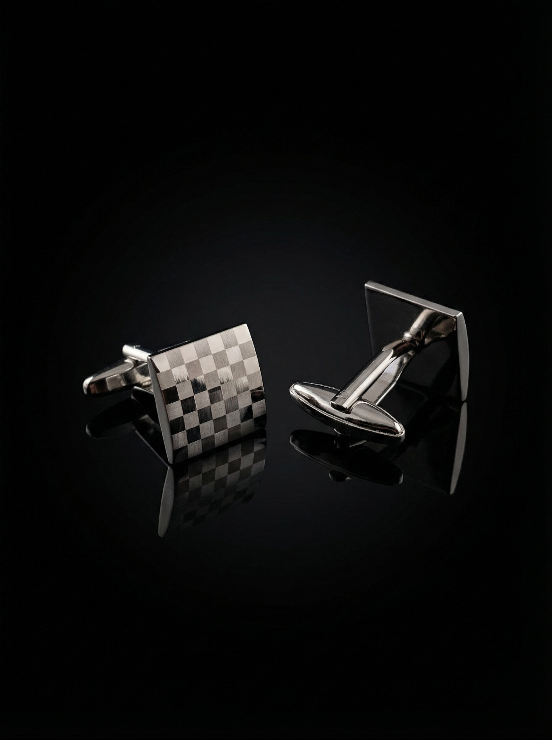 Checkerboard Cufflinks Tivaaro