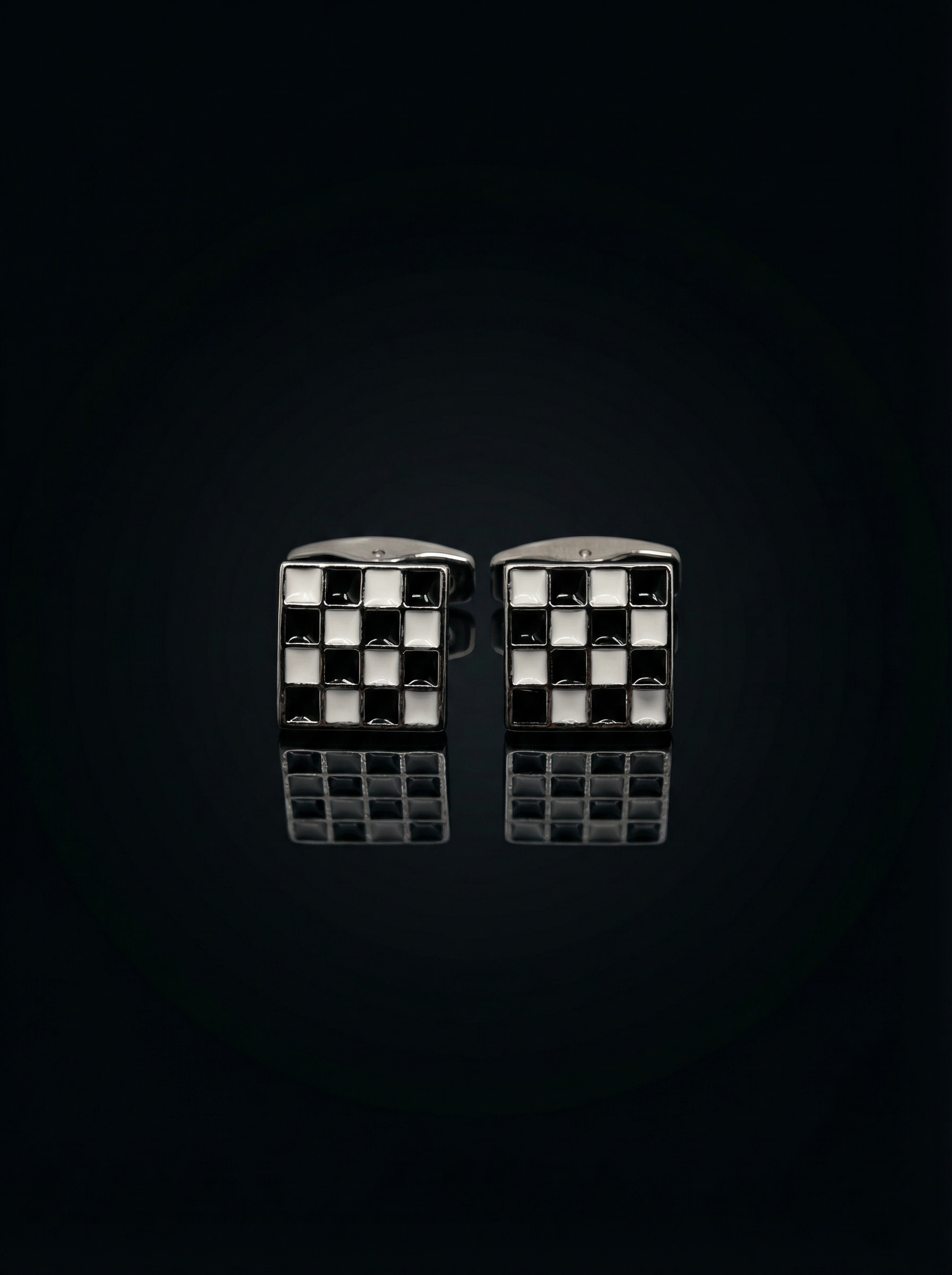 Chessboard Cufflinks Tivaaro