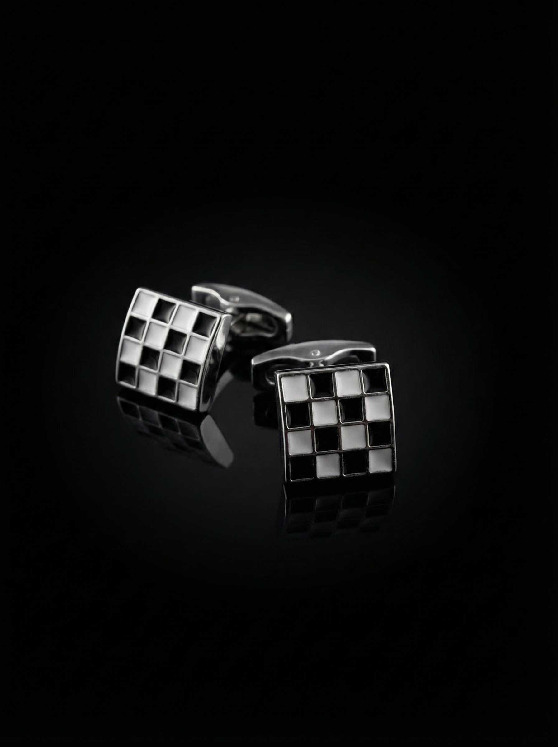 Chessboard Cufflinks Tivaaro