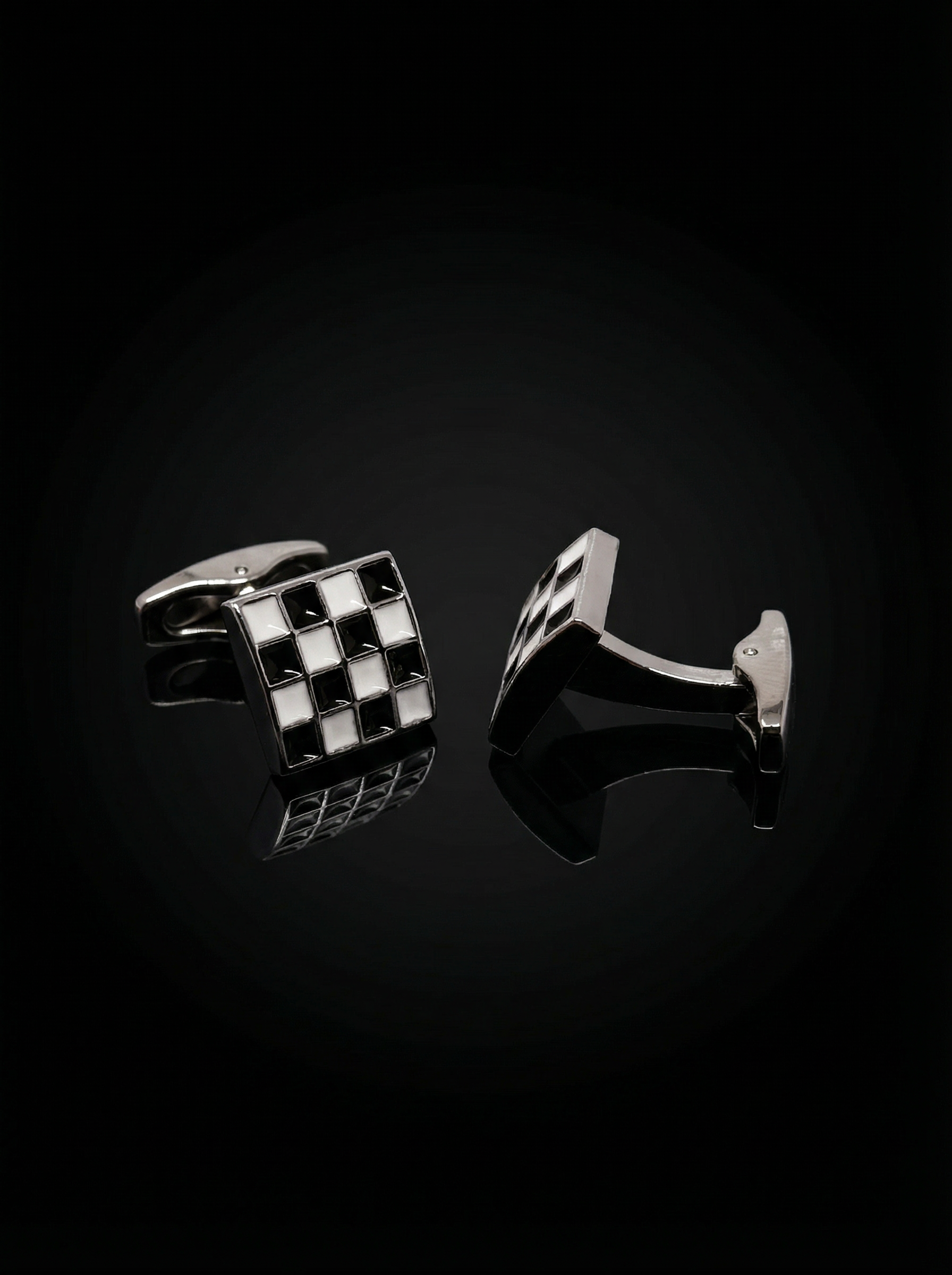 Chessboard Cufflinks Tivaaro