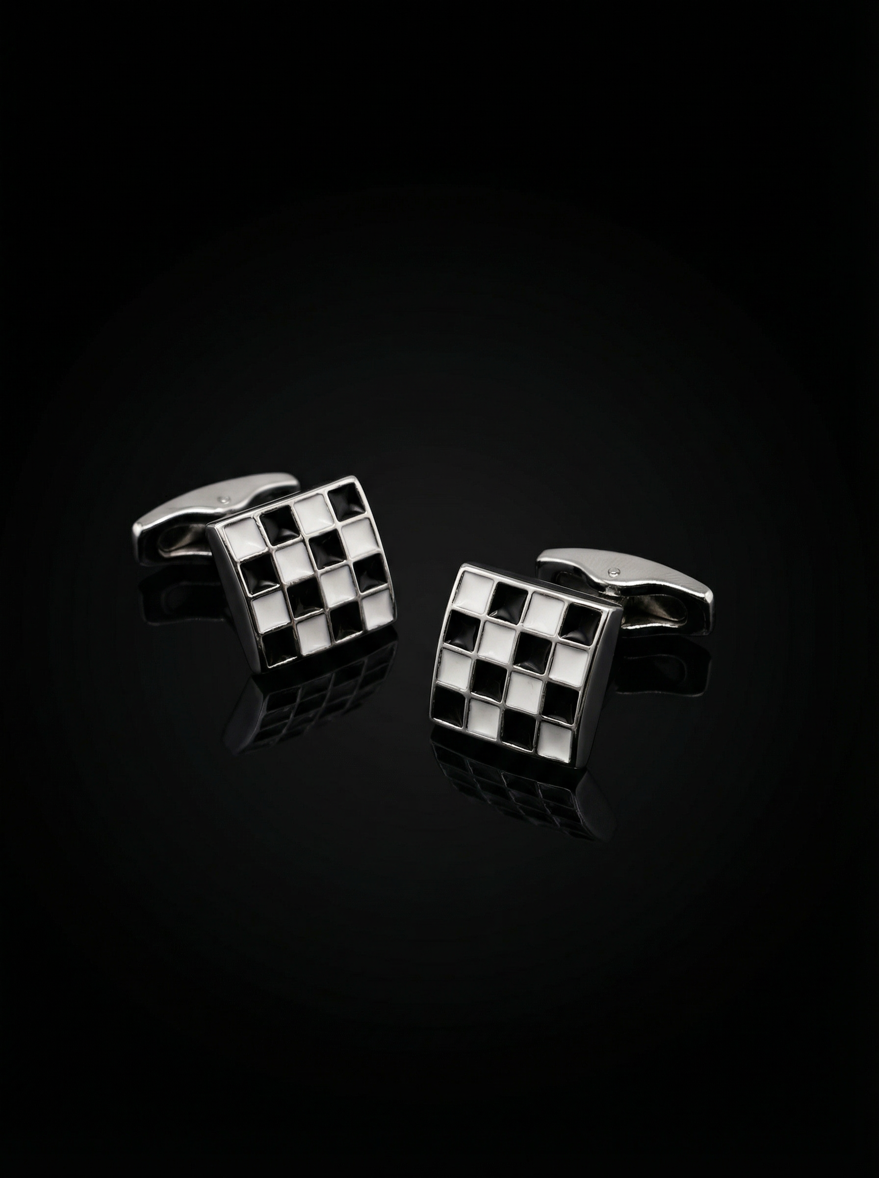 Chessboard Cufflinks Tivaaro