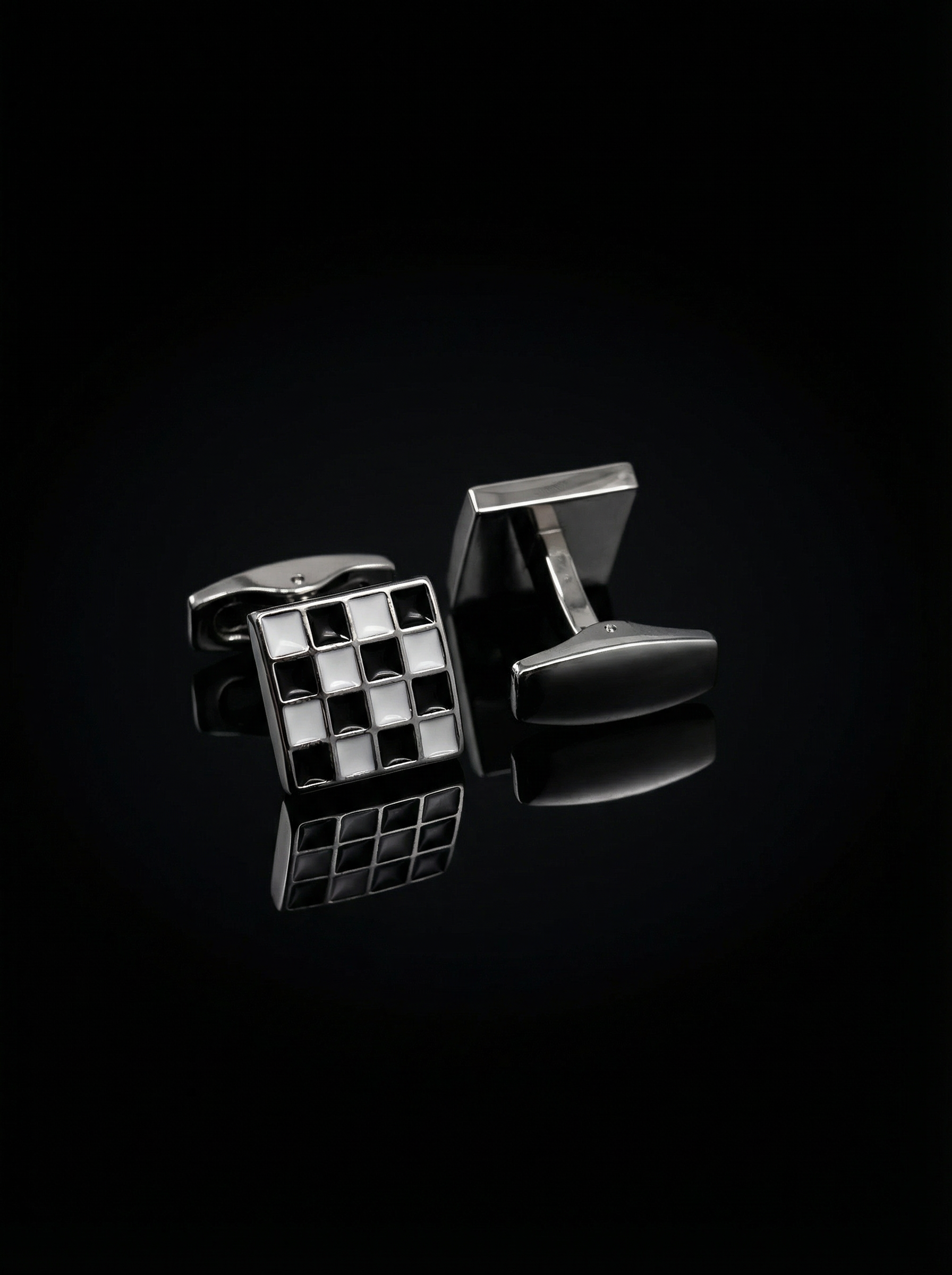 Chessboard Cufflinks Tivaaro