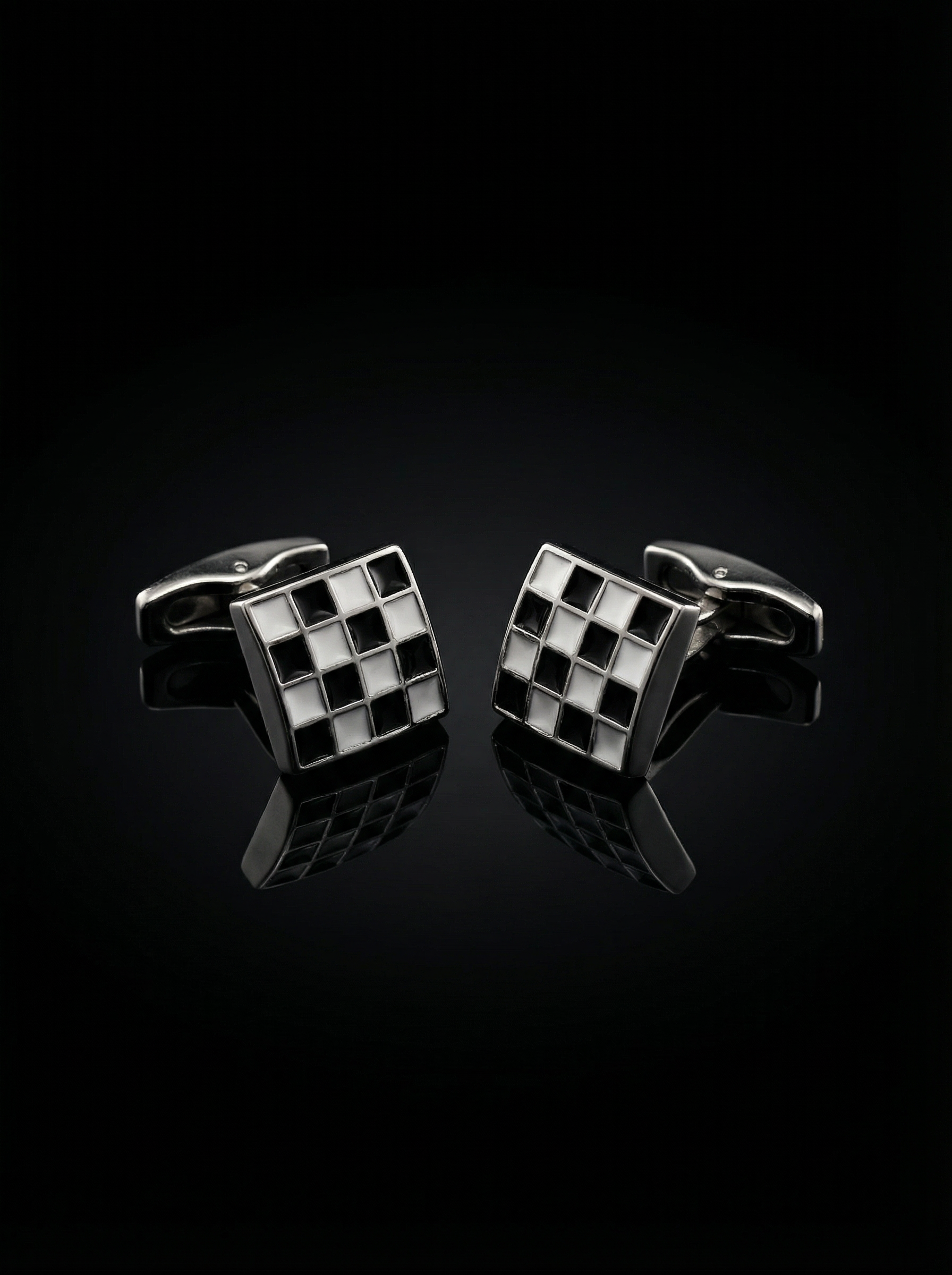 Chessboard Cufflinks Tivaaro