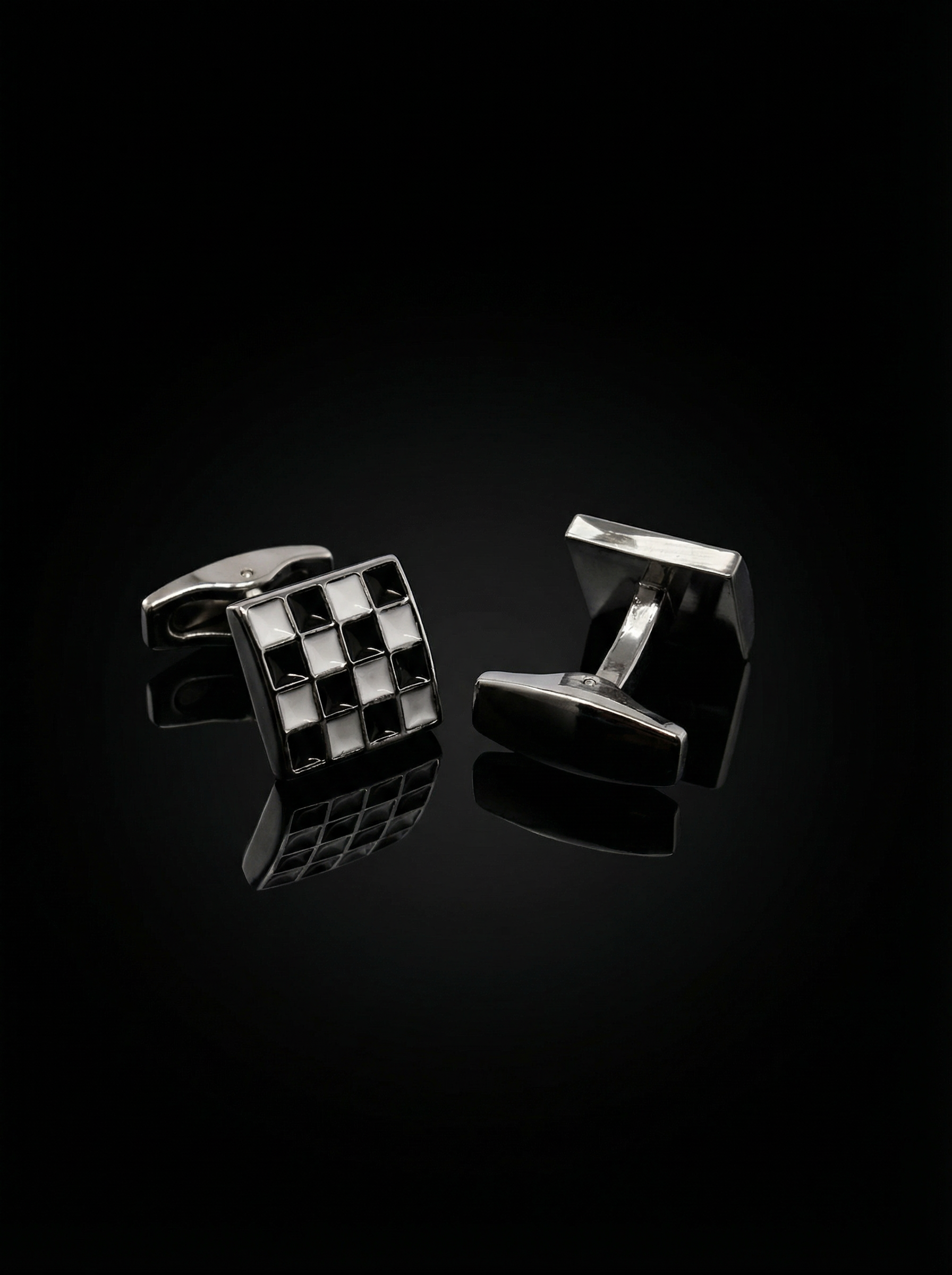 Chessboard Cufflinks Tivaaro