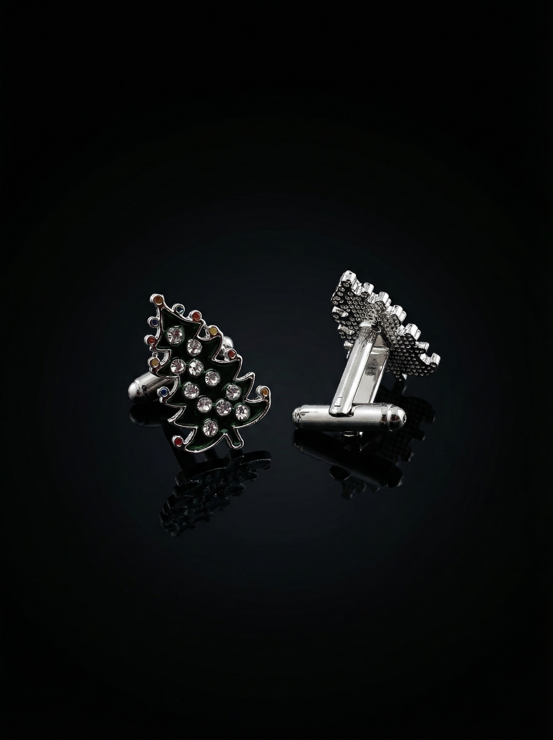 Christmas Tree Cufflinks Tivaaro
