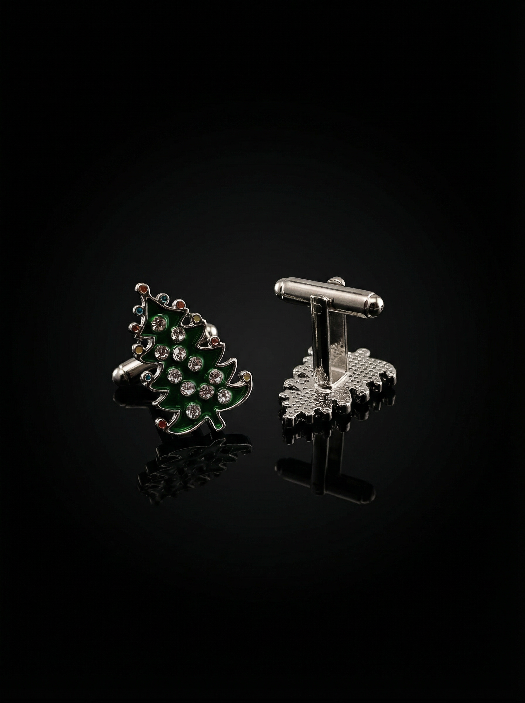 Christmas Tree Cufflinks Tivaaro