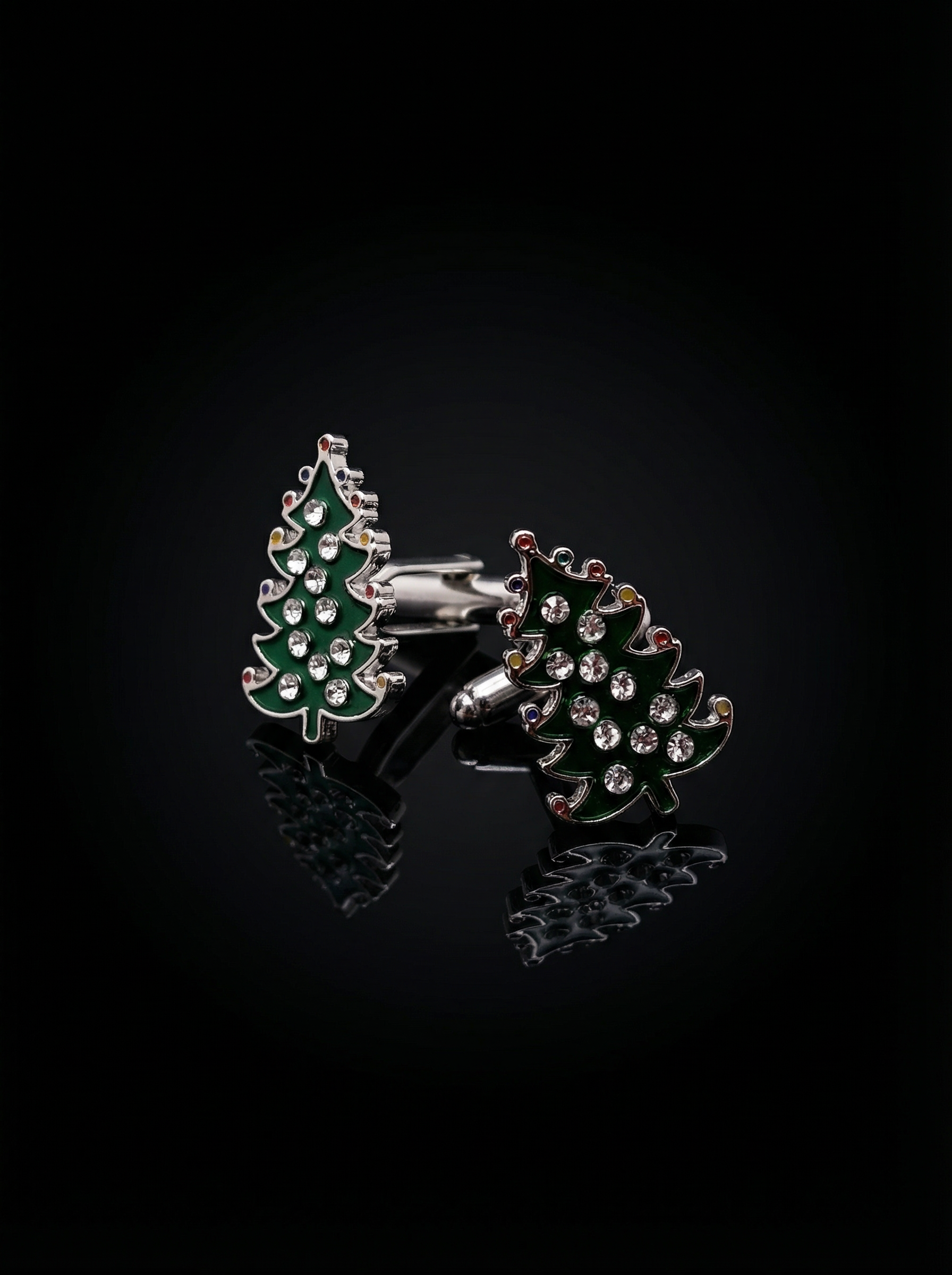 Christmas Tree Cufflinks Tivaaro