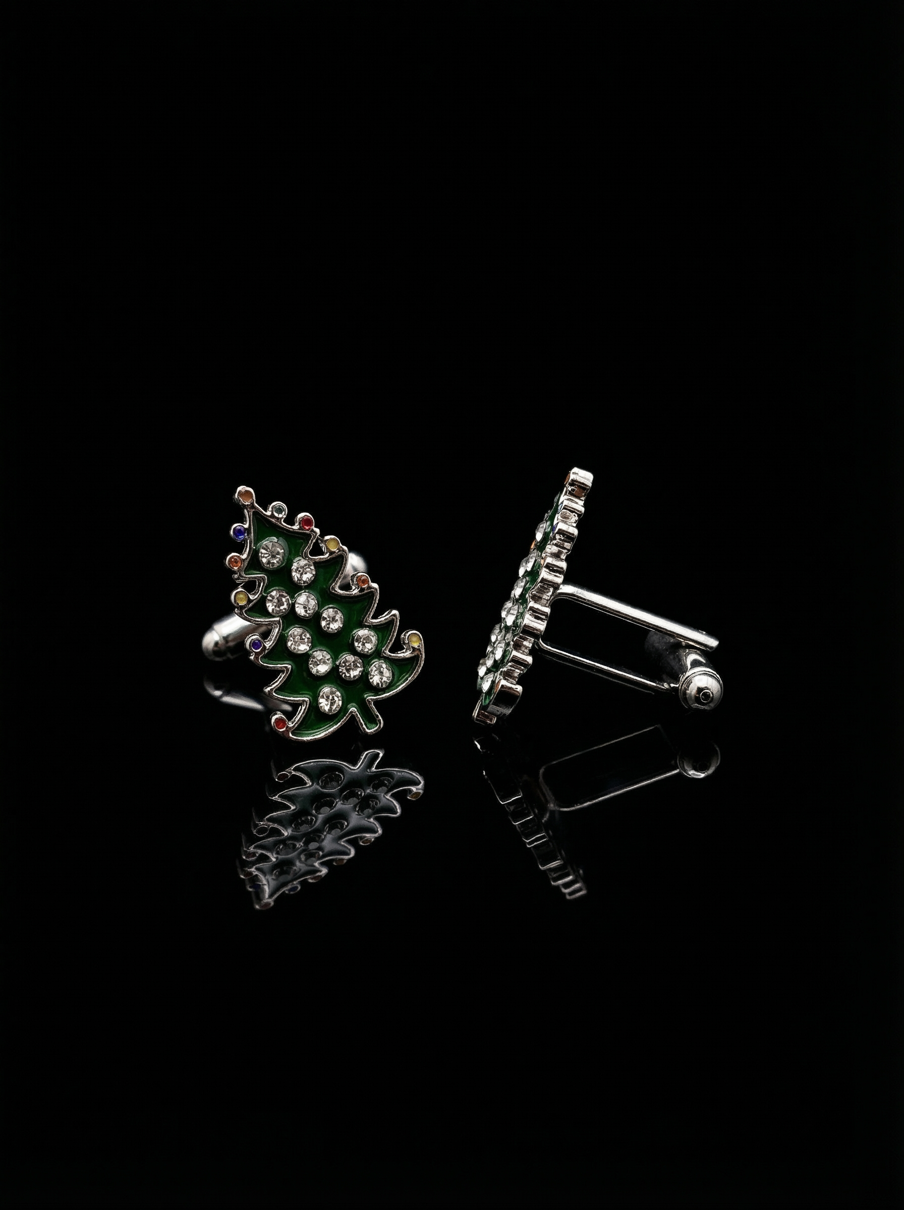 Christmas Tree Cufflinks Tivaaro