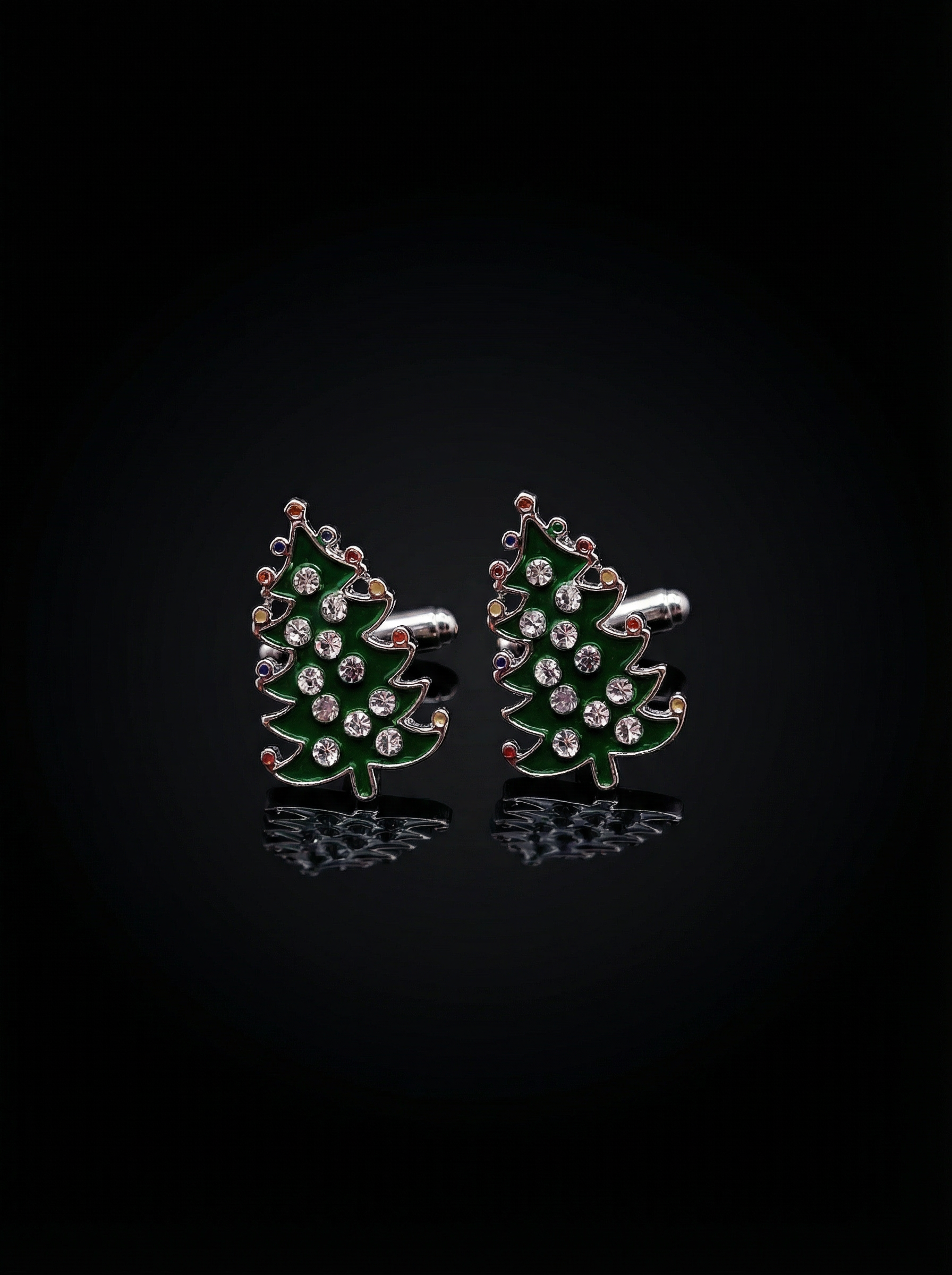 Christmas Tree Cufflinks Tivaaro