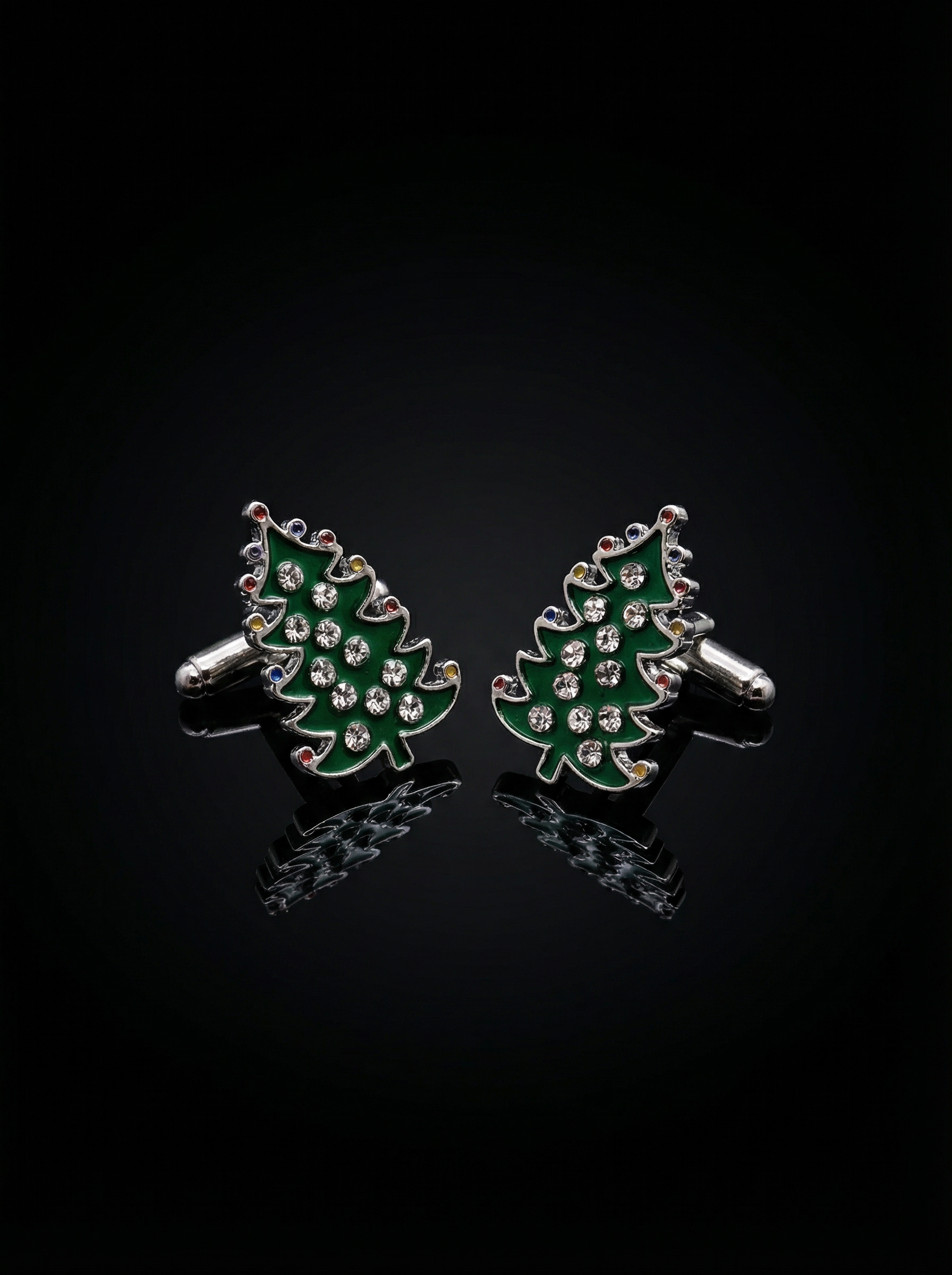 Christmas Tree Cufflinks Tivaaro