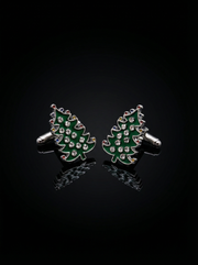 Christmas Tree Cufflinks Tivaaro