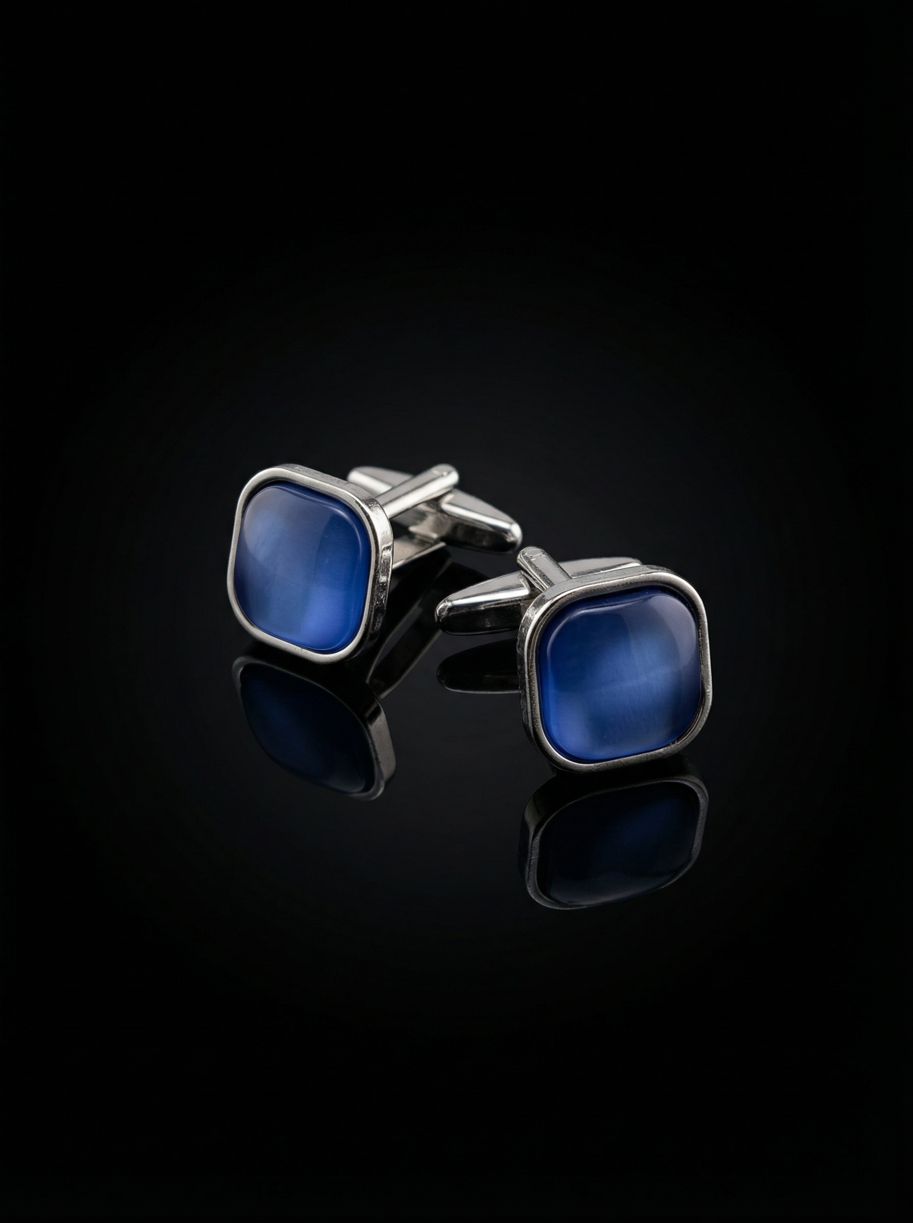 Cobalt Blue Cufflinks Tivaaro