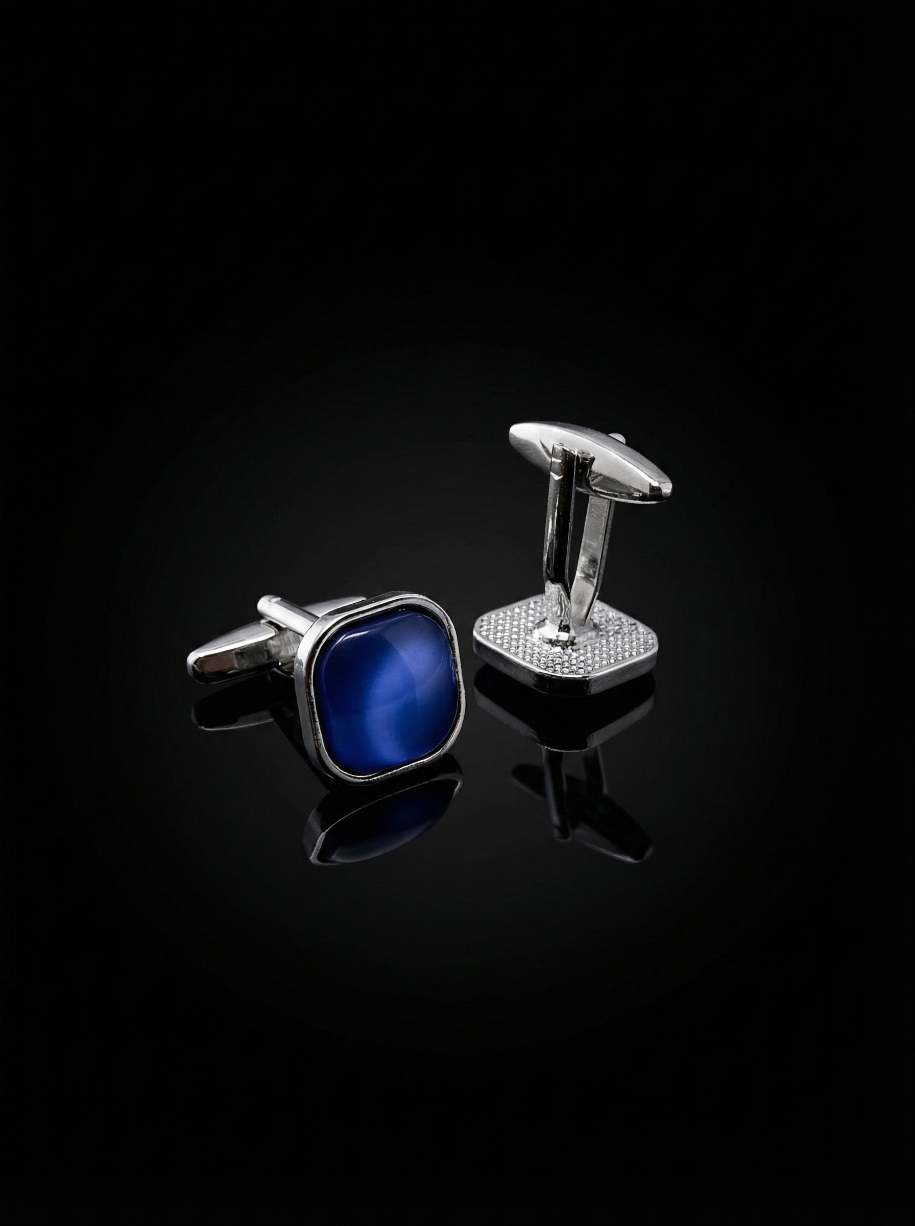 Cobalt Blue Cufflinks Tivaaro