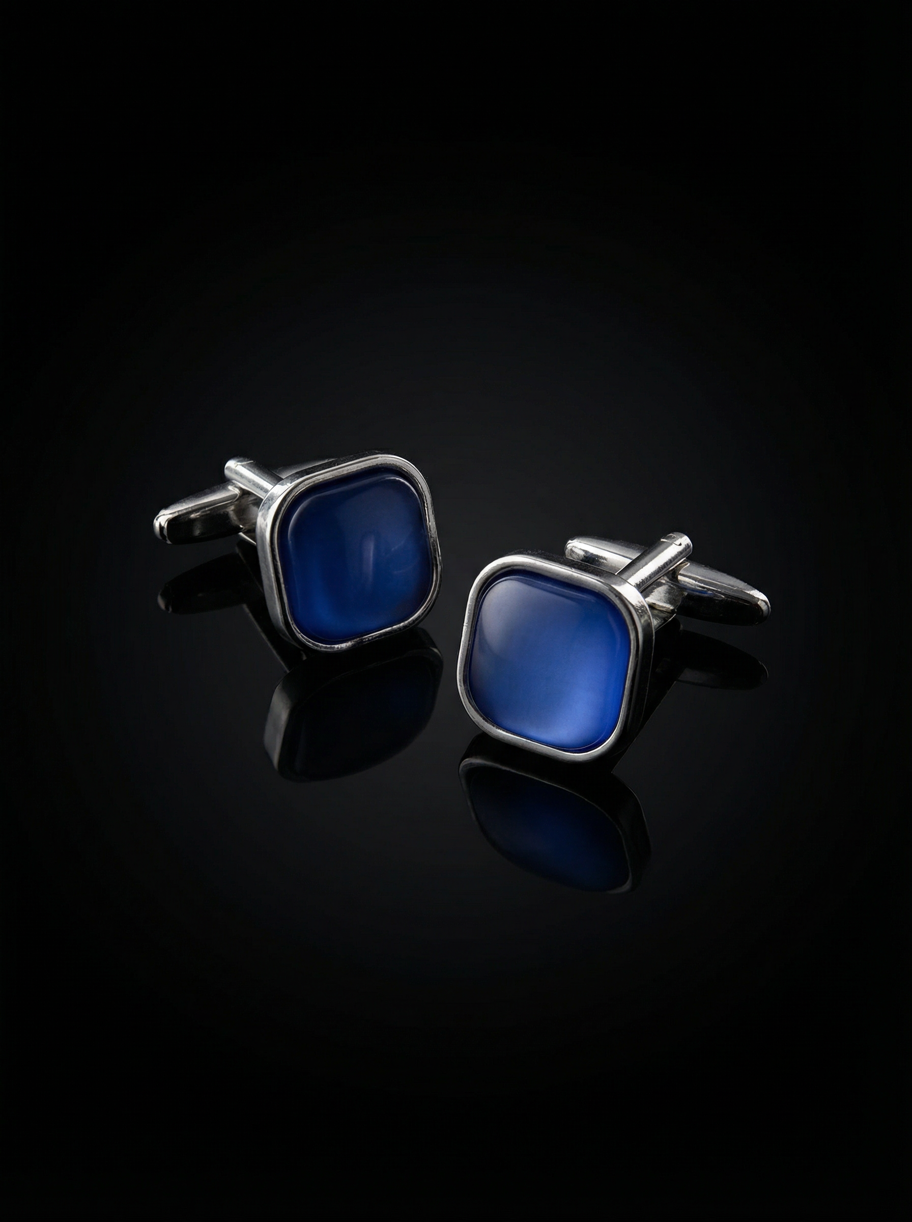 Cobalt Blue Cufflinks Tivaaro
