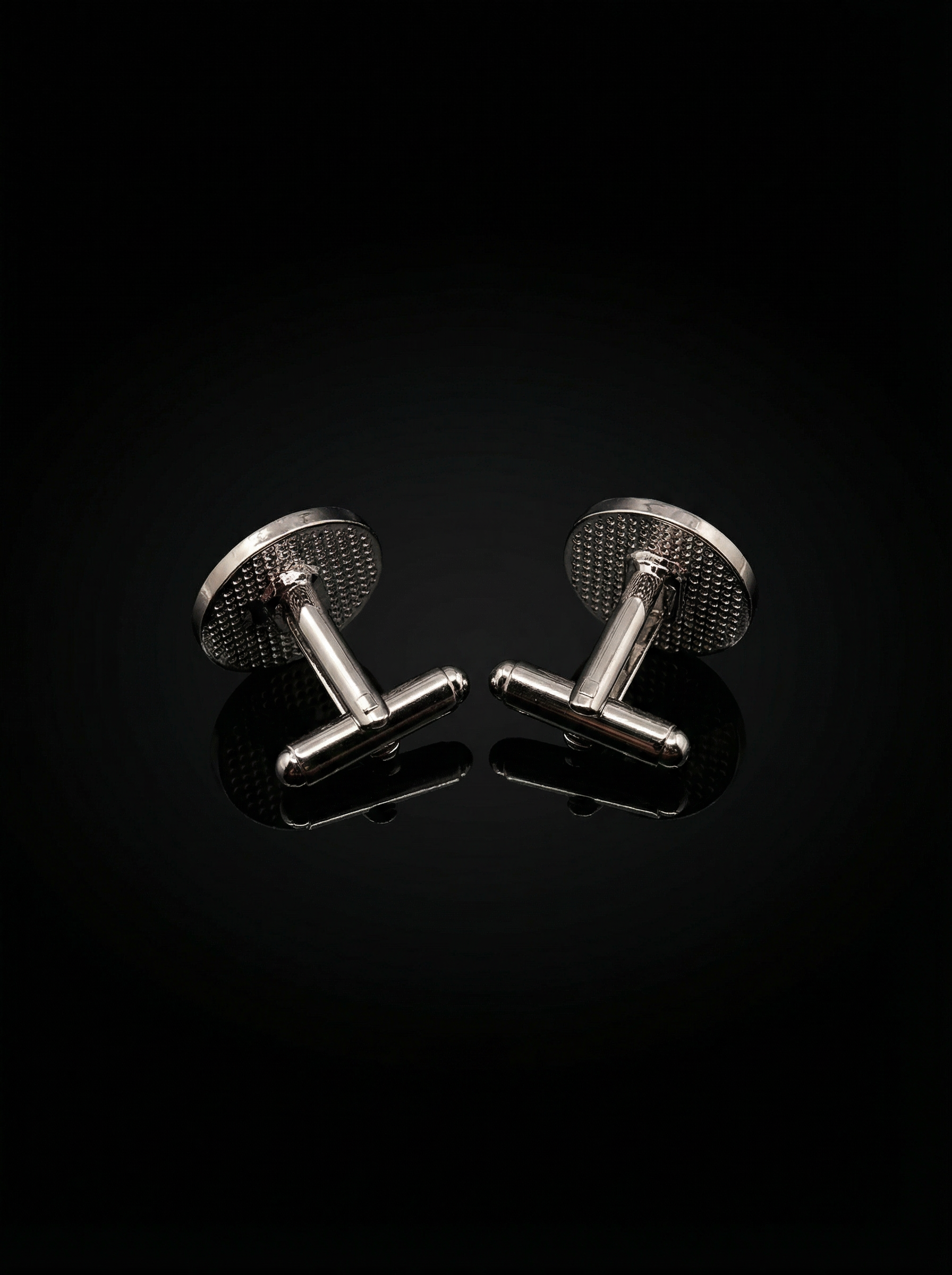 Cobalt Sunburst Crystal Cufflinks Tivaaro