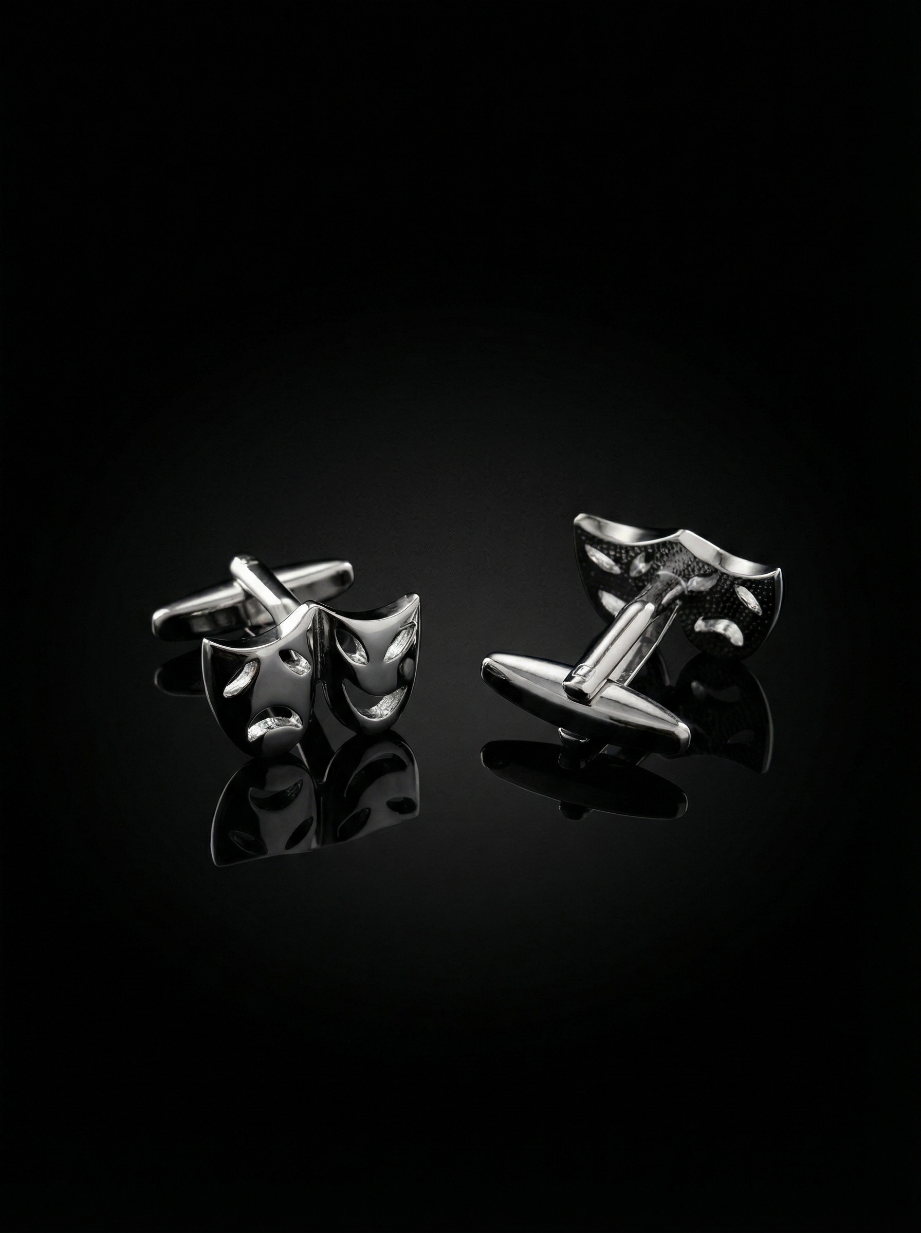 Comedy Tragedy Cufflinks Tivaaro