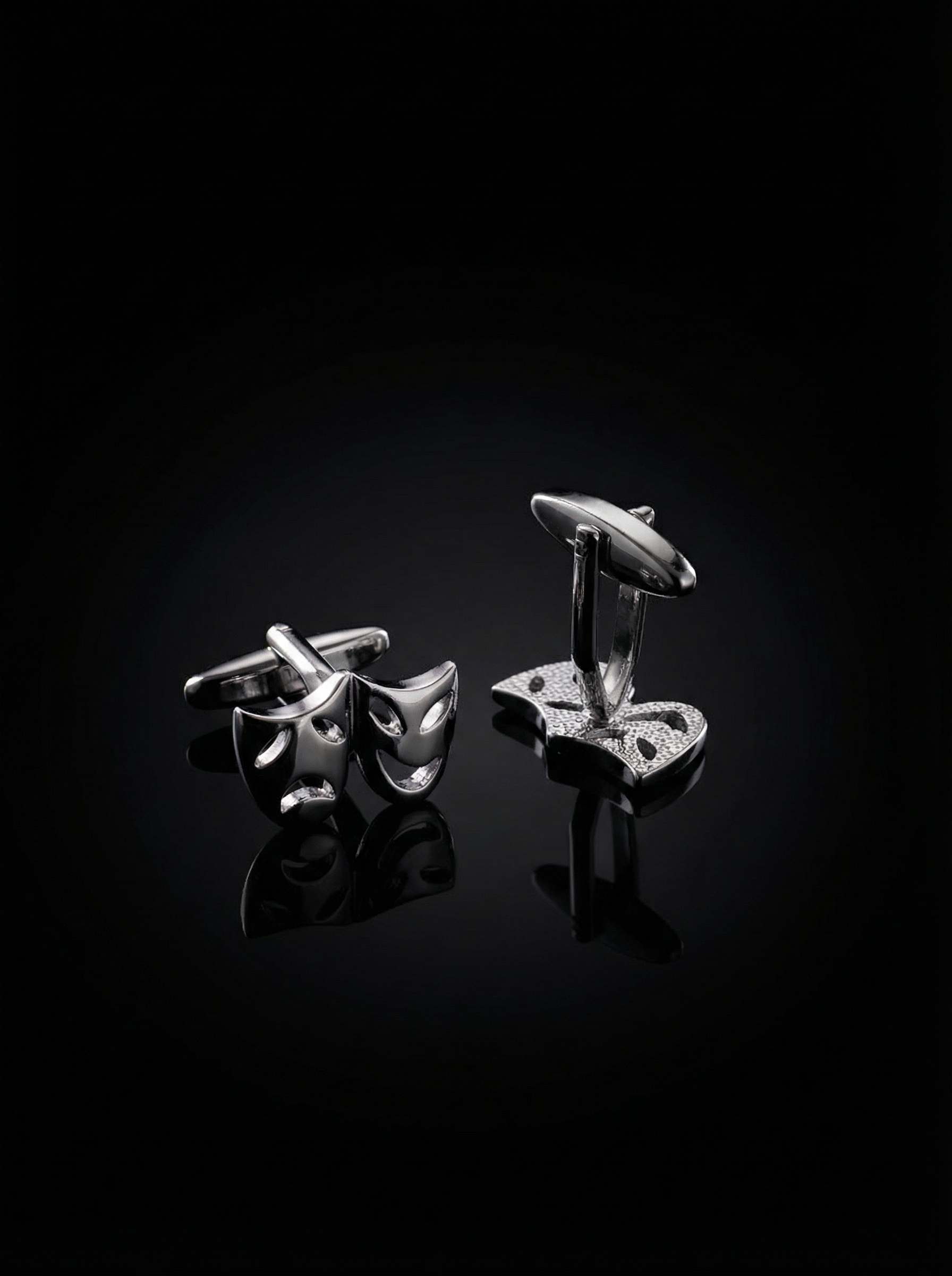 Comedy Tragedy Cufflinks Tivaaro