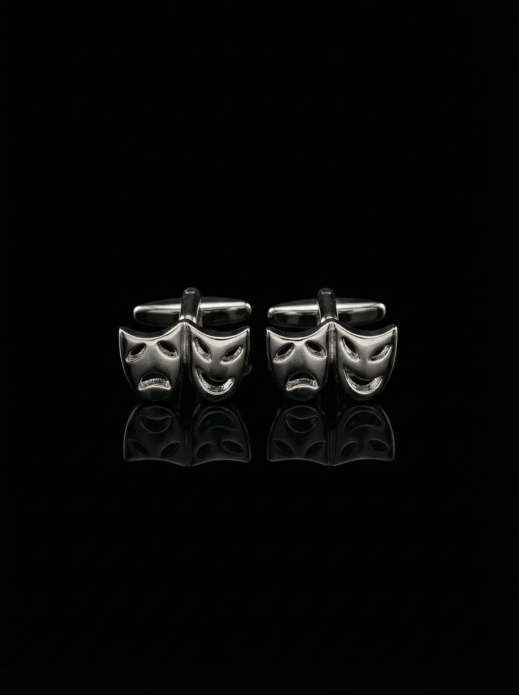 Comedy Tragedy Cufflinks Tivaaro