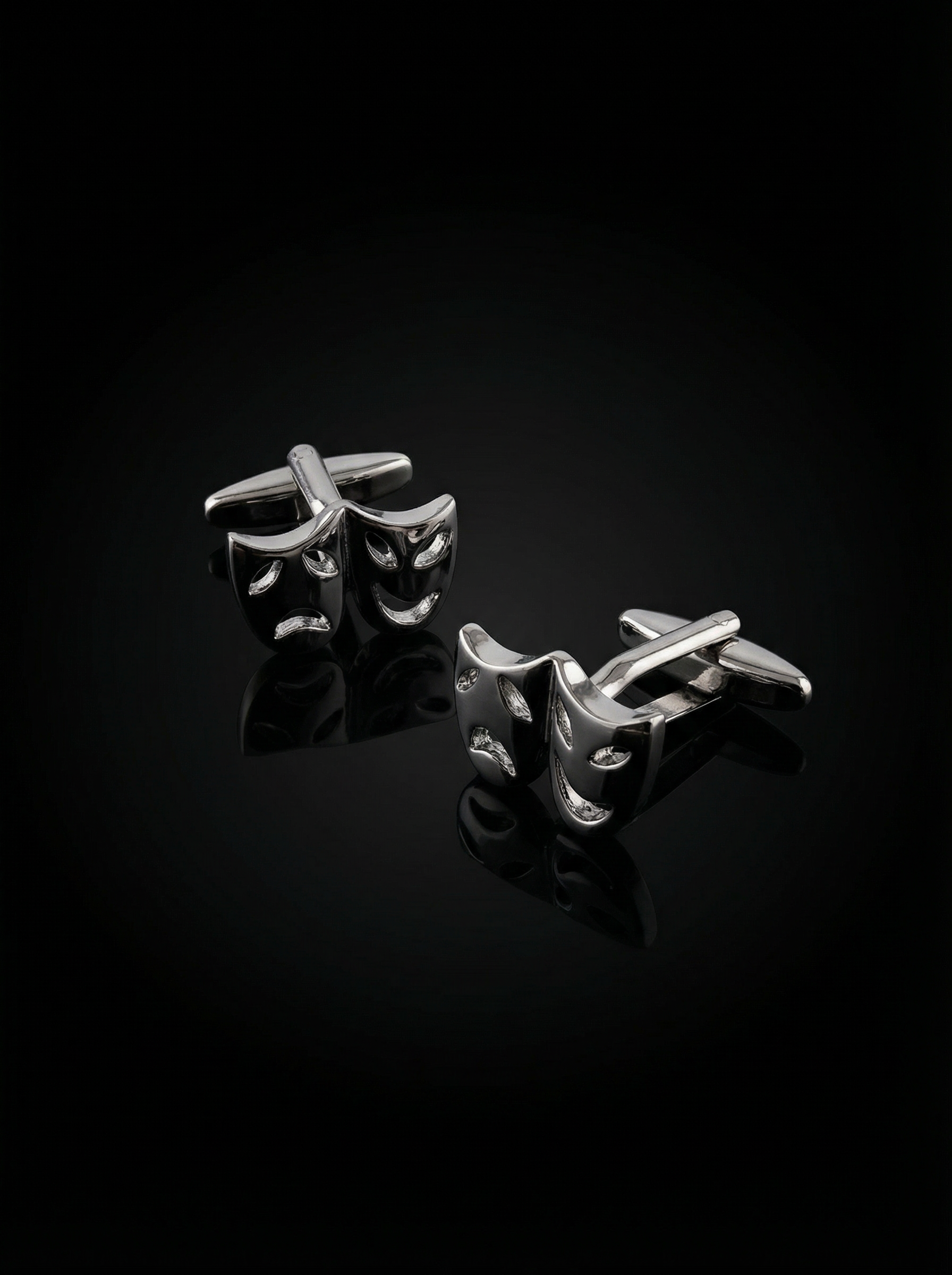 Comedy Tragedy Cufflinks Tivaaro