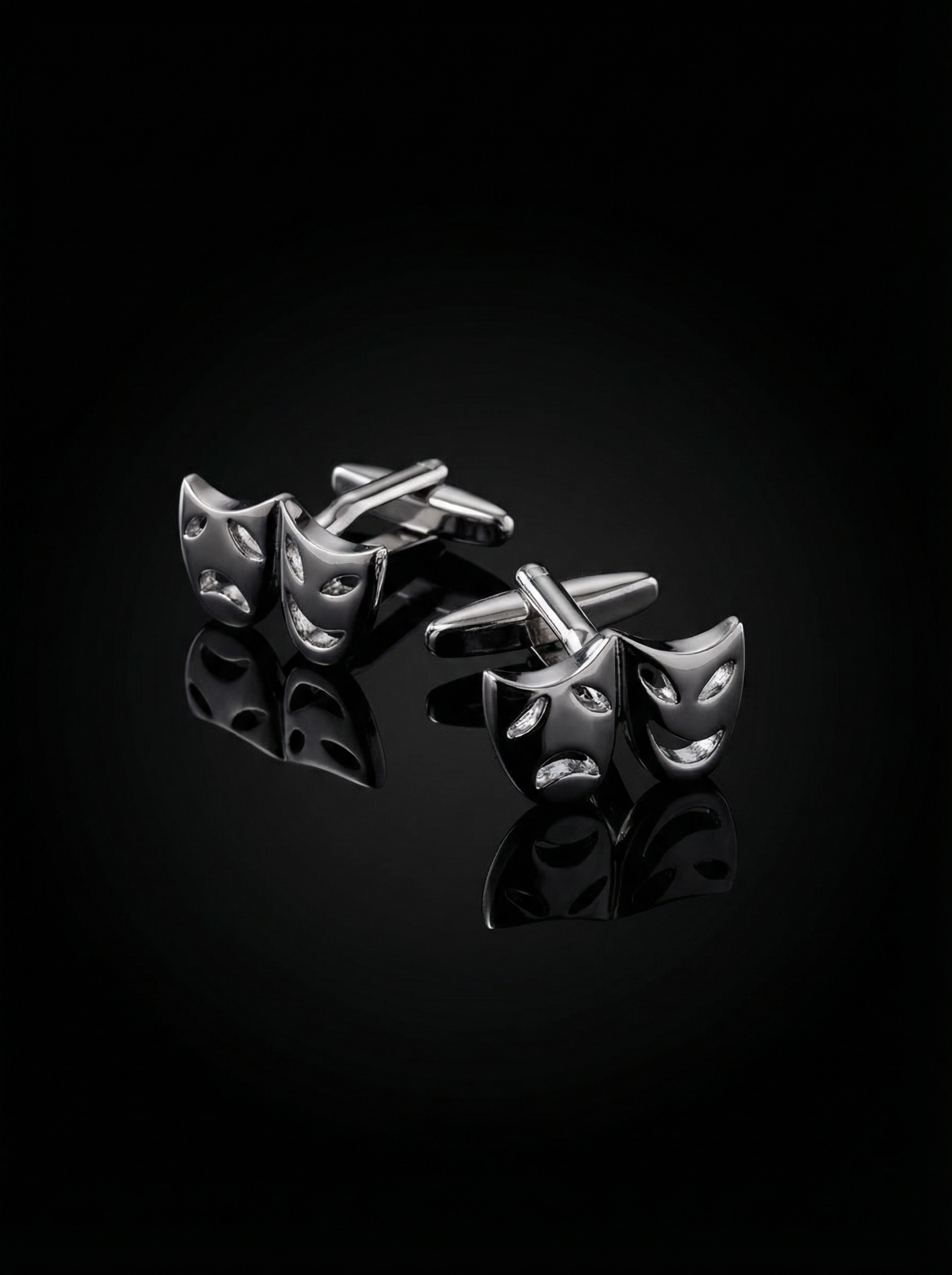 Comedy Tragedy Cufflinks Tivaaro