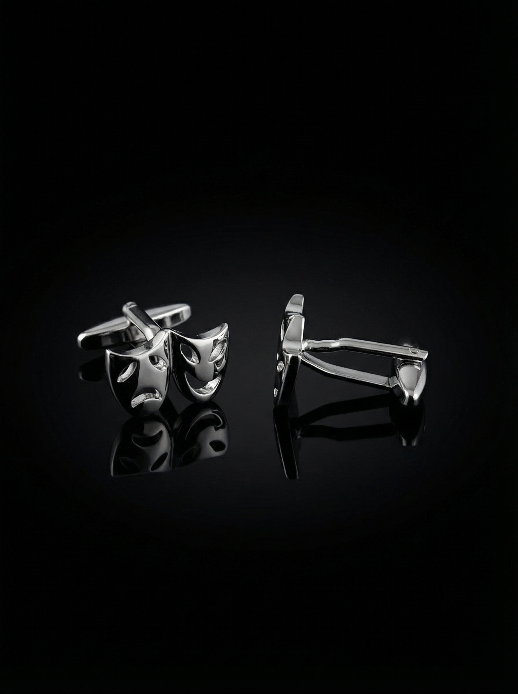 Comedy Tragedy Cufflinks Tivaaro