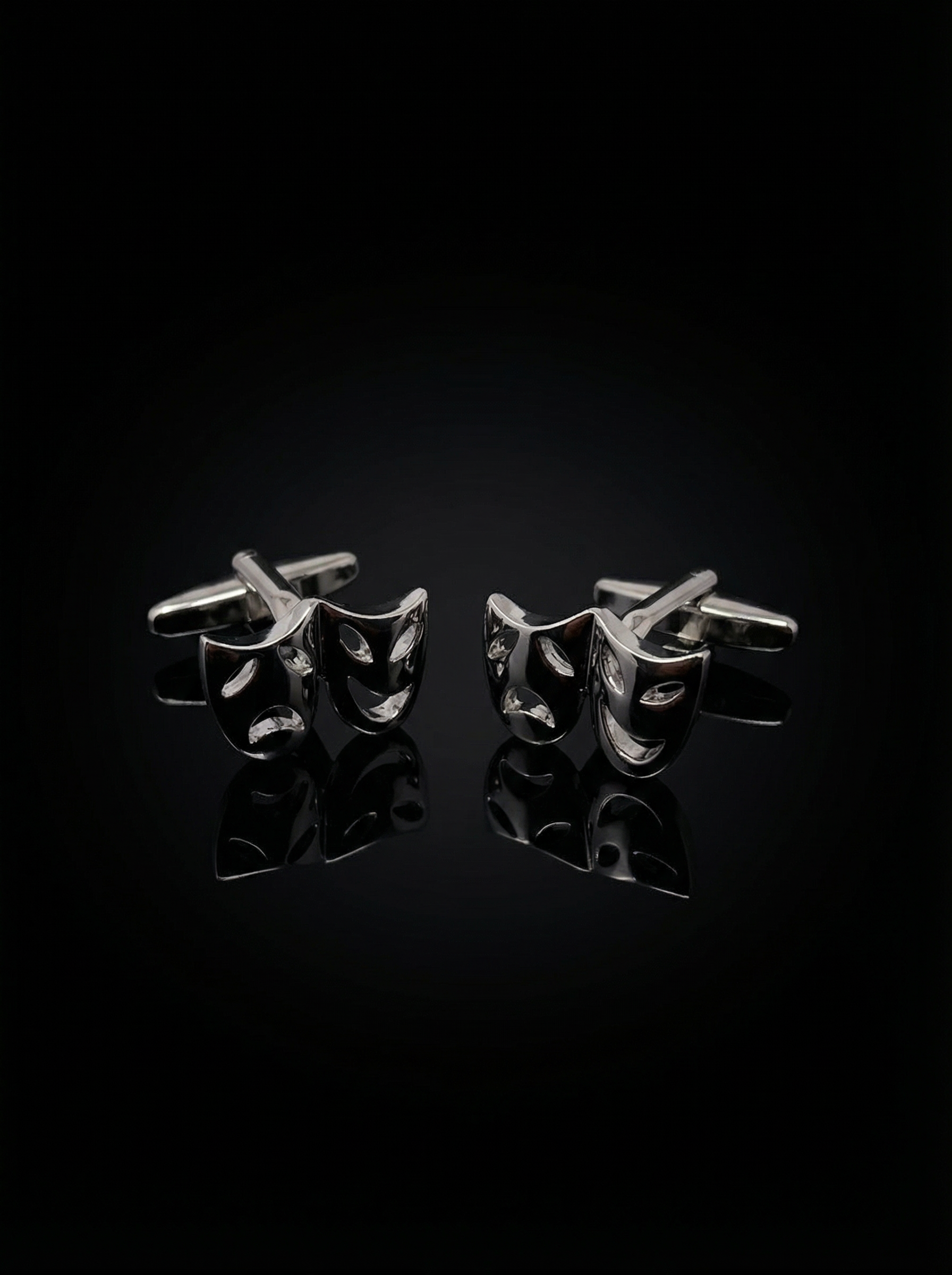 Comedy Tragedy Cufflinks Tivaaro