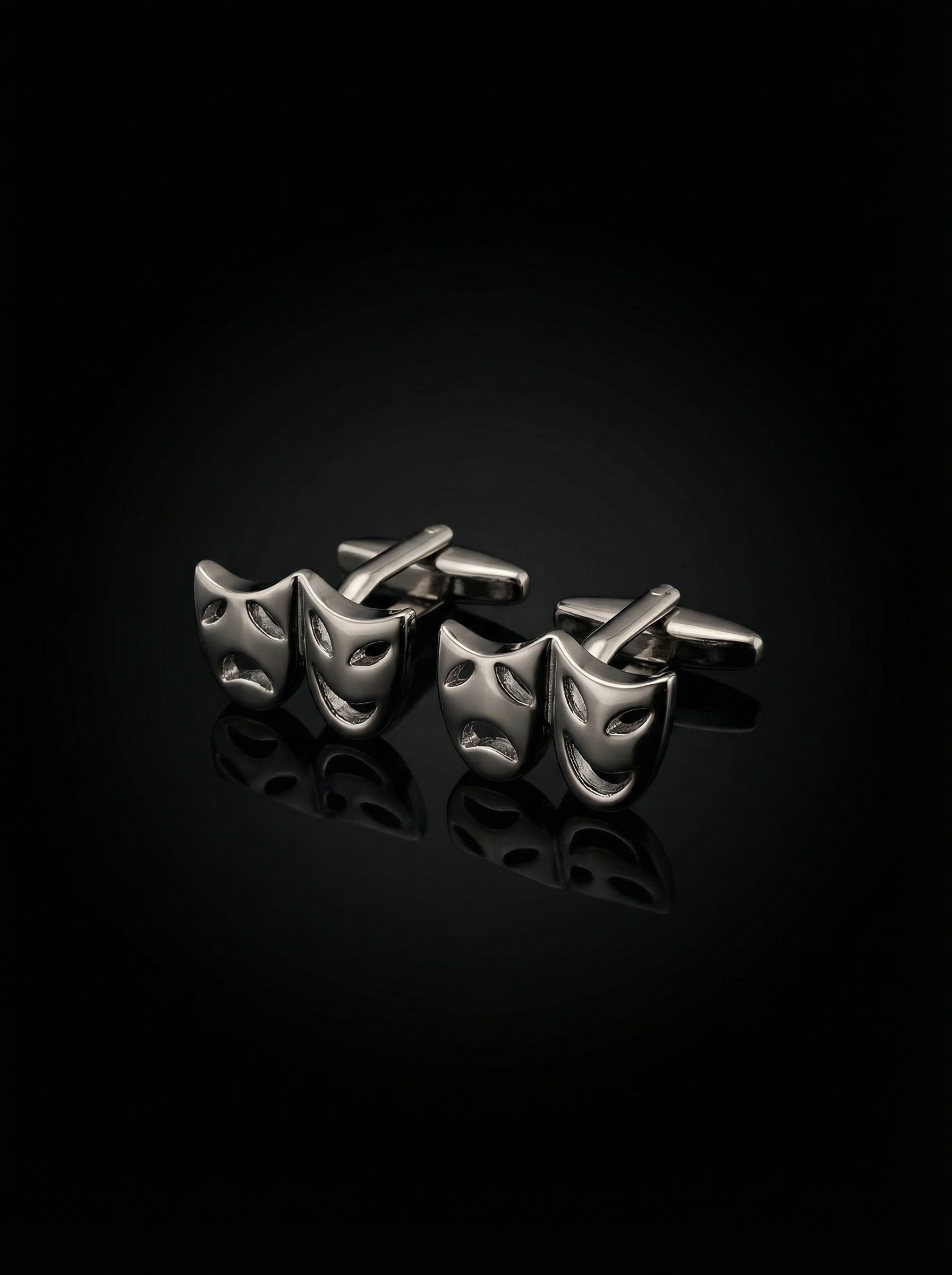Comedy Tragedy Cufflinks Tivaaro
