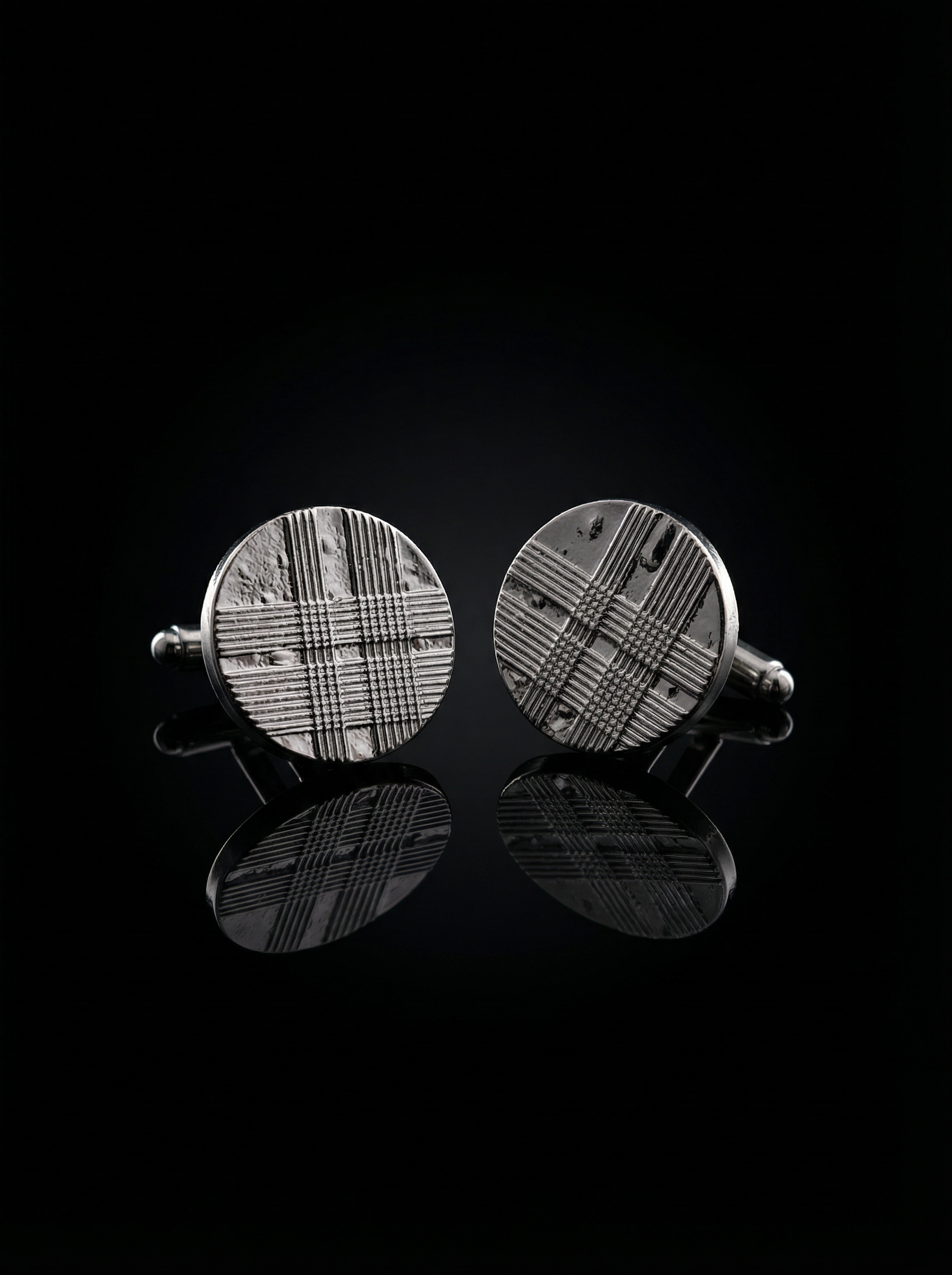 Crosshatch Cufflinks Tivaaro