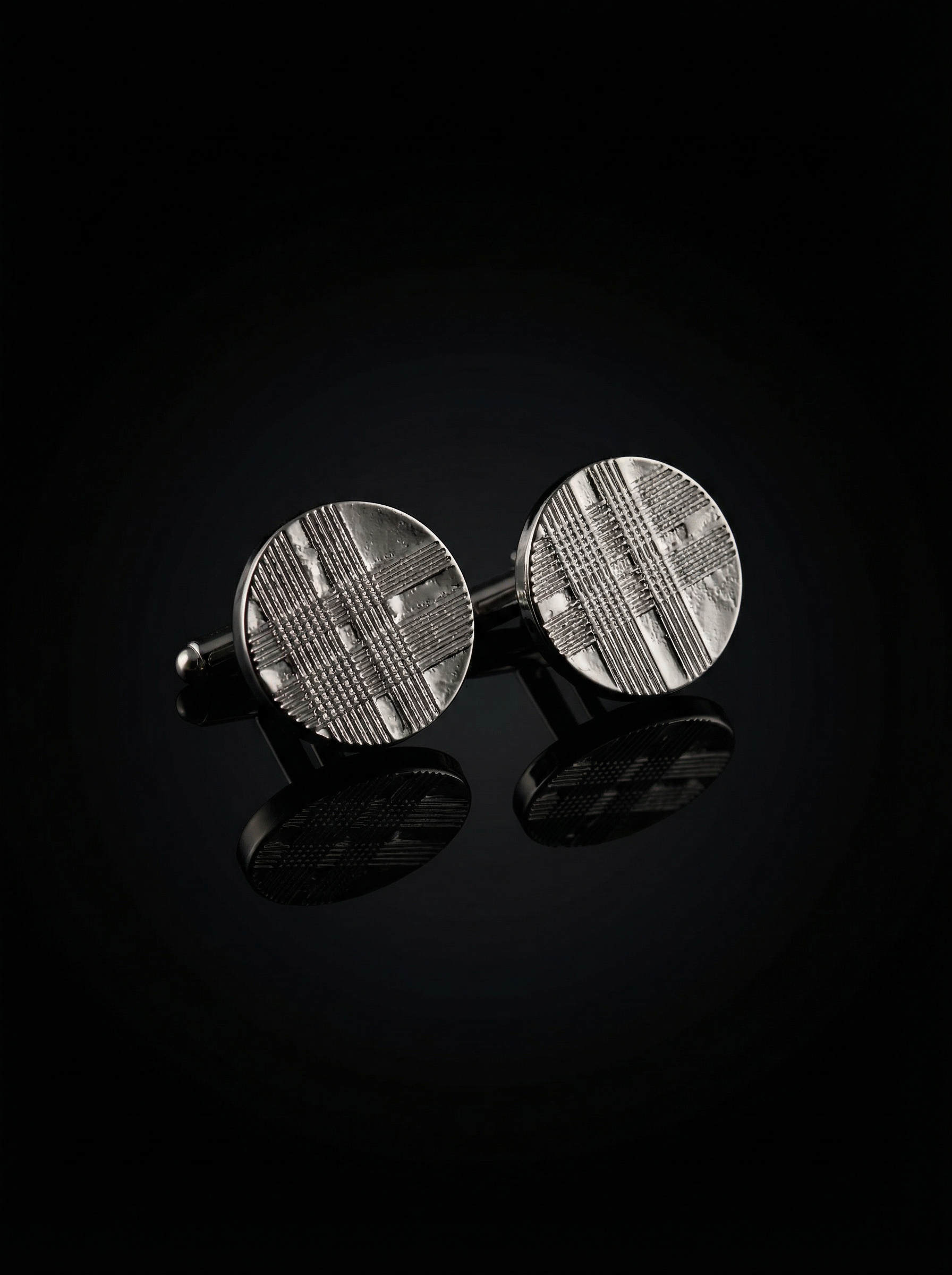 Crosshatch Cufflinks Tivaaro