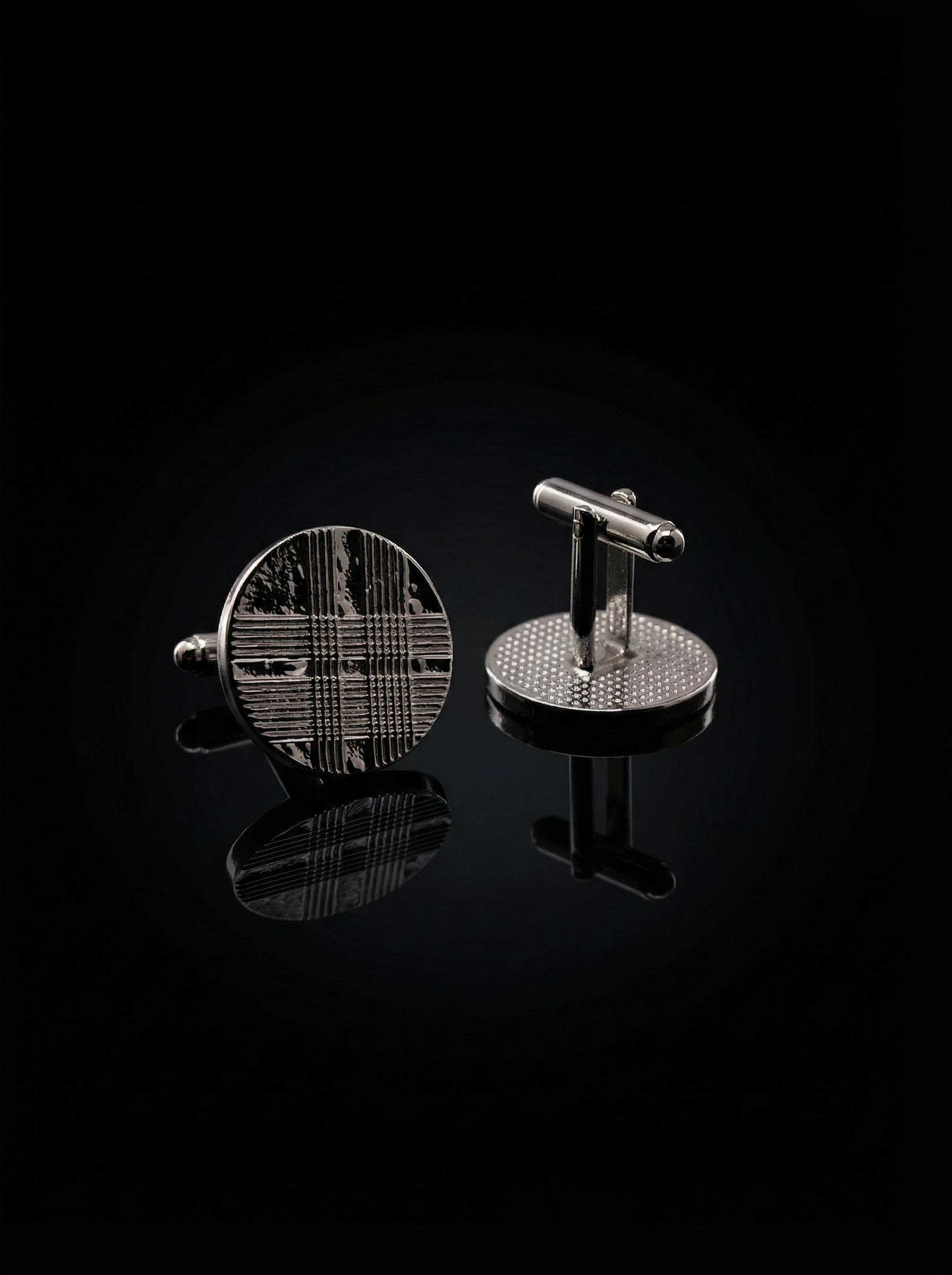 Crosshatch Cufflinks Tivaaro
