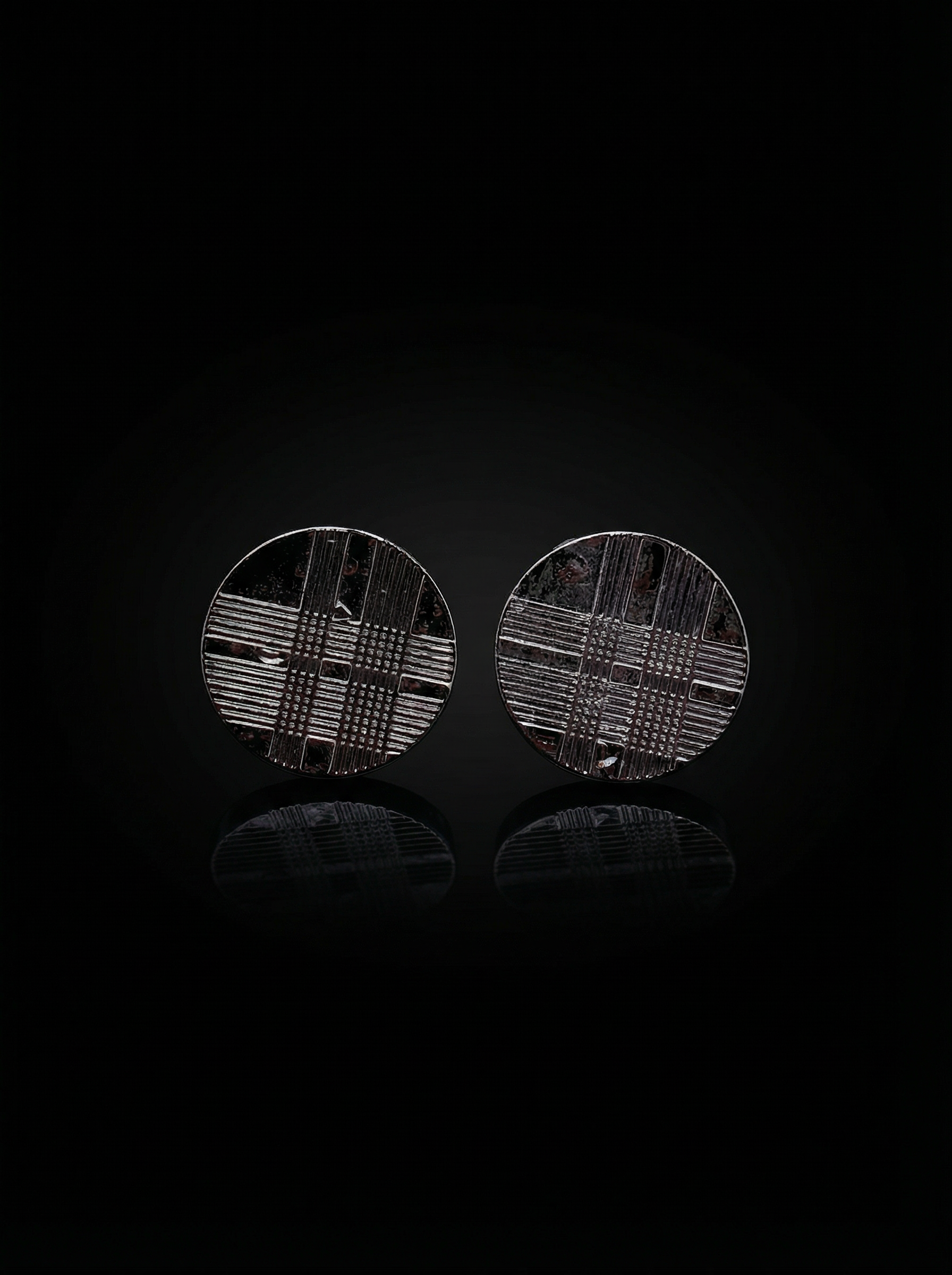 Crosshatch Cufflinks Tivaaro