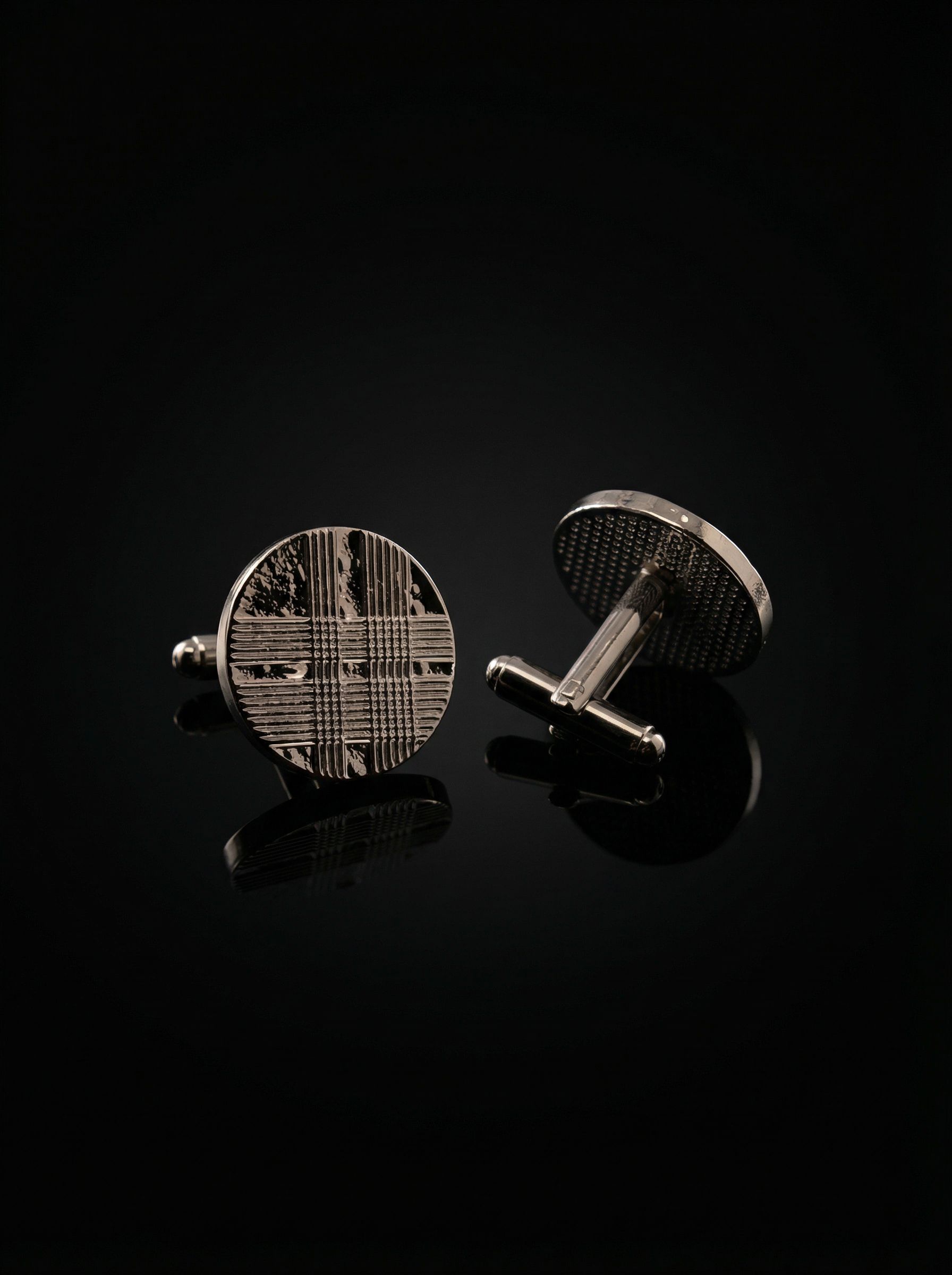 Crosshatch Cufflinks Tivaaro