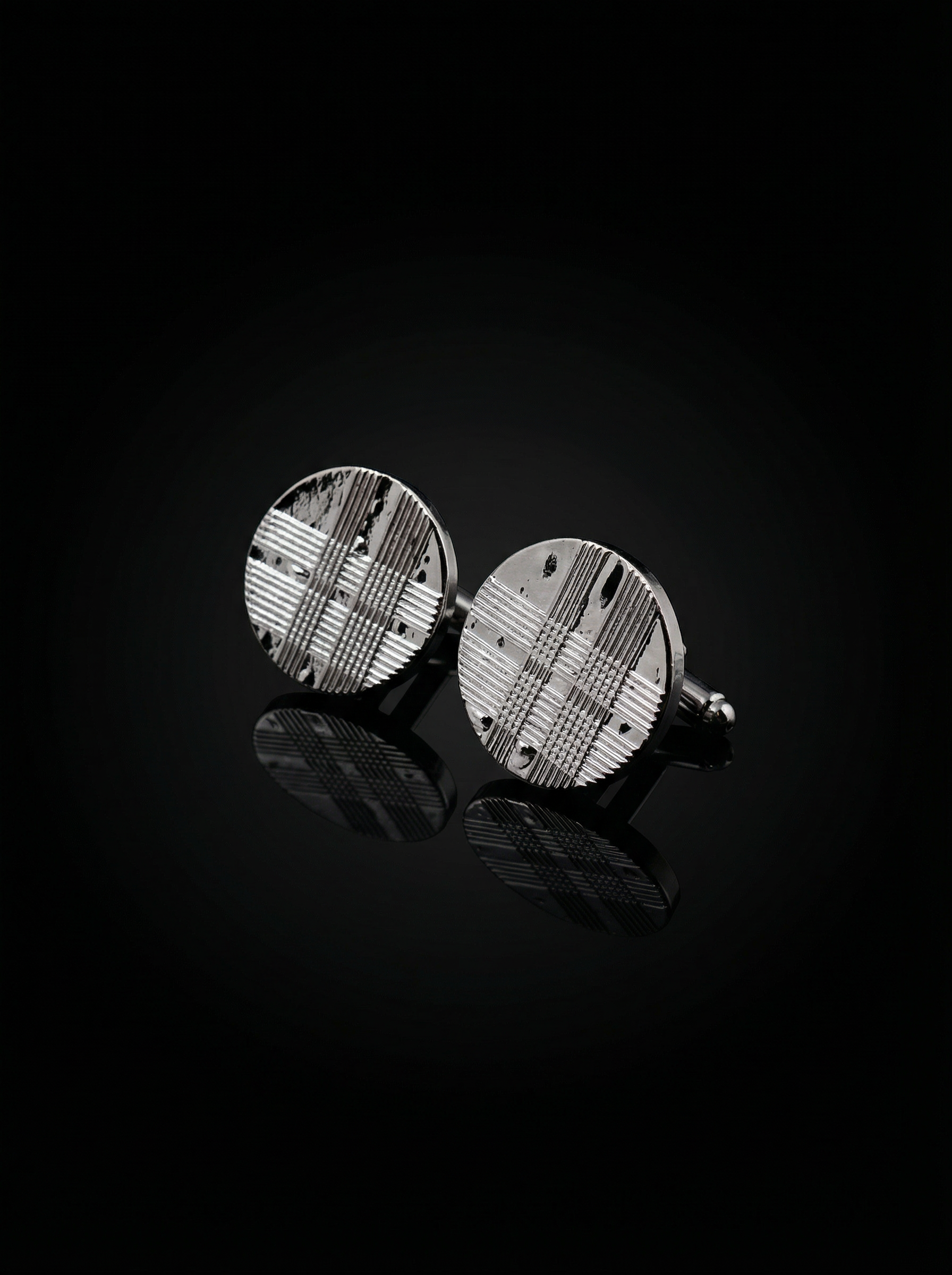 Crosshatch Cufflinks Tivaaro