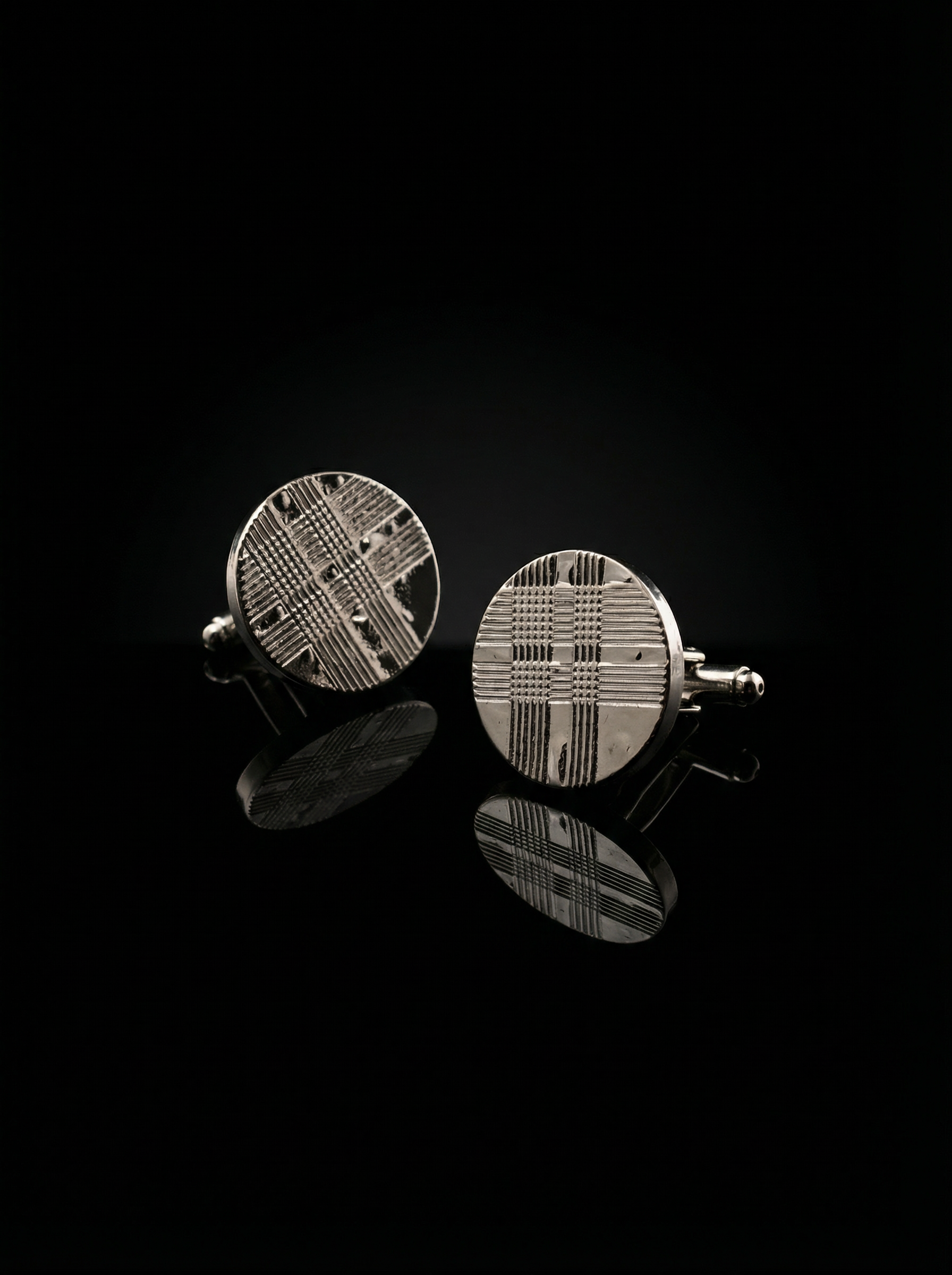 Crosshatch Cufflinks Tivaaro
