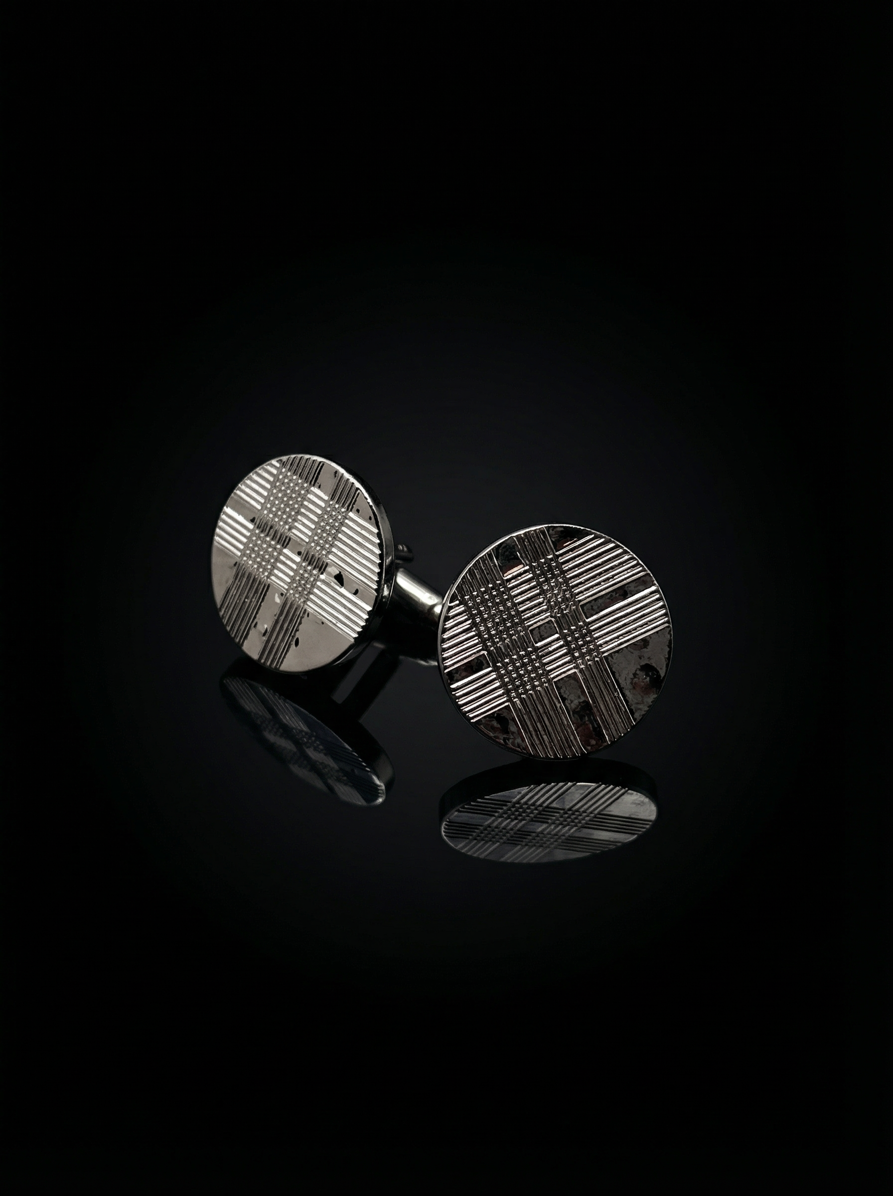 Crosshatch Cufflinks Tivaaro