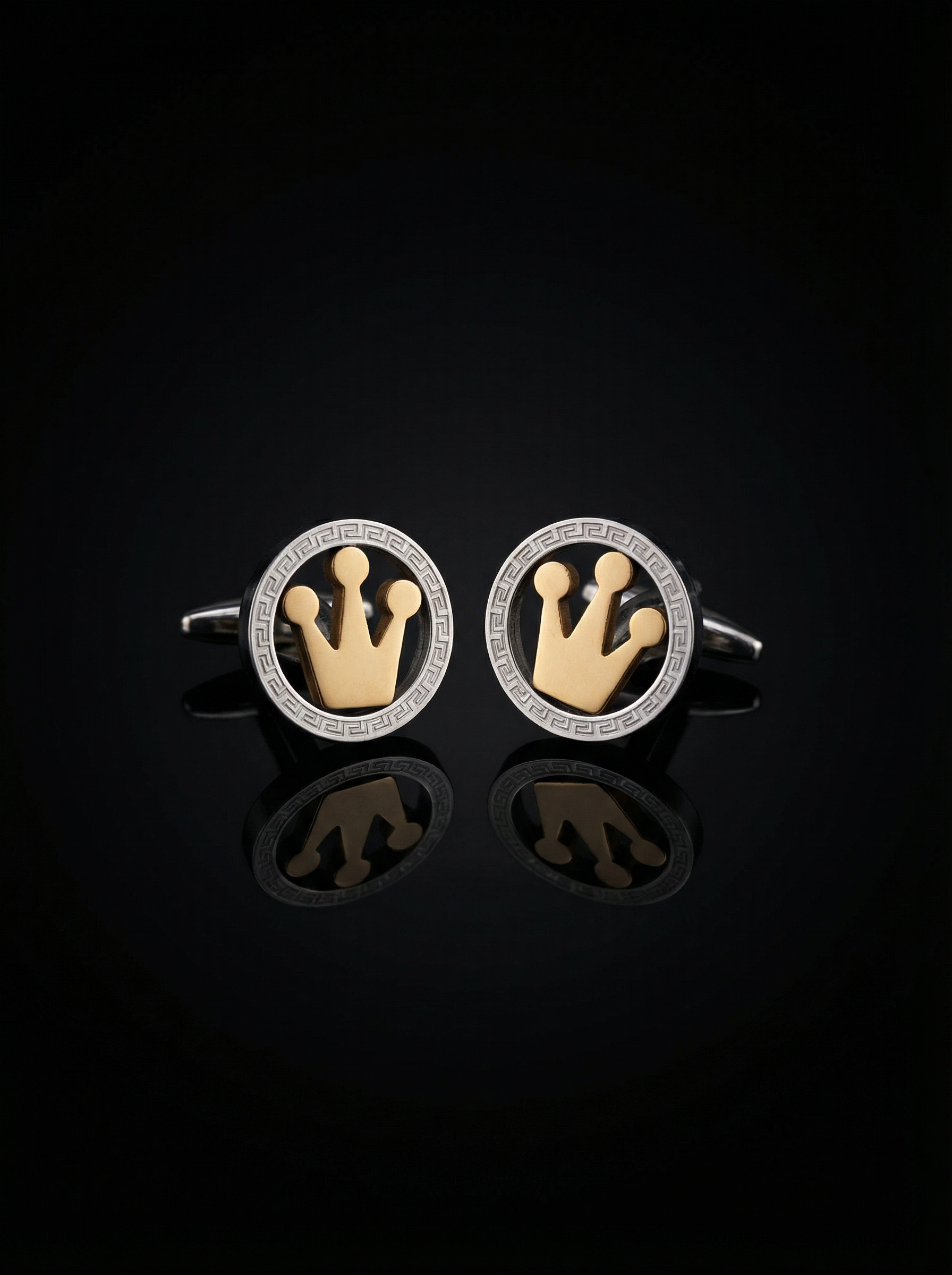 Crown Emblem Cufflinks Tivaaro