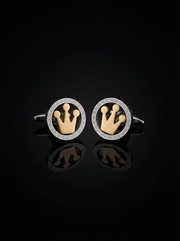 Crown Emblem Cufflinks Tivaaro