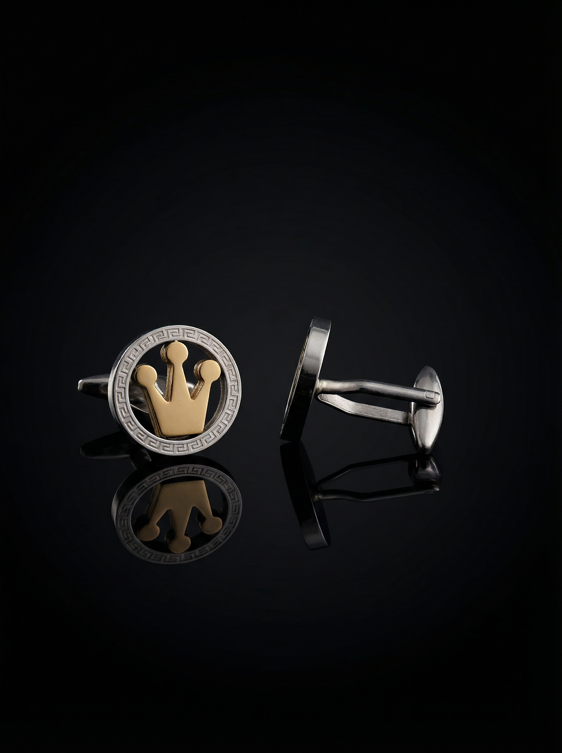 Crown Emblem Cufflinks Tivaaro