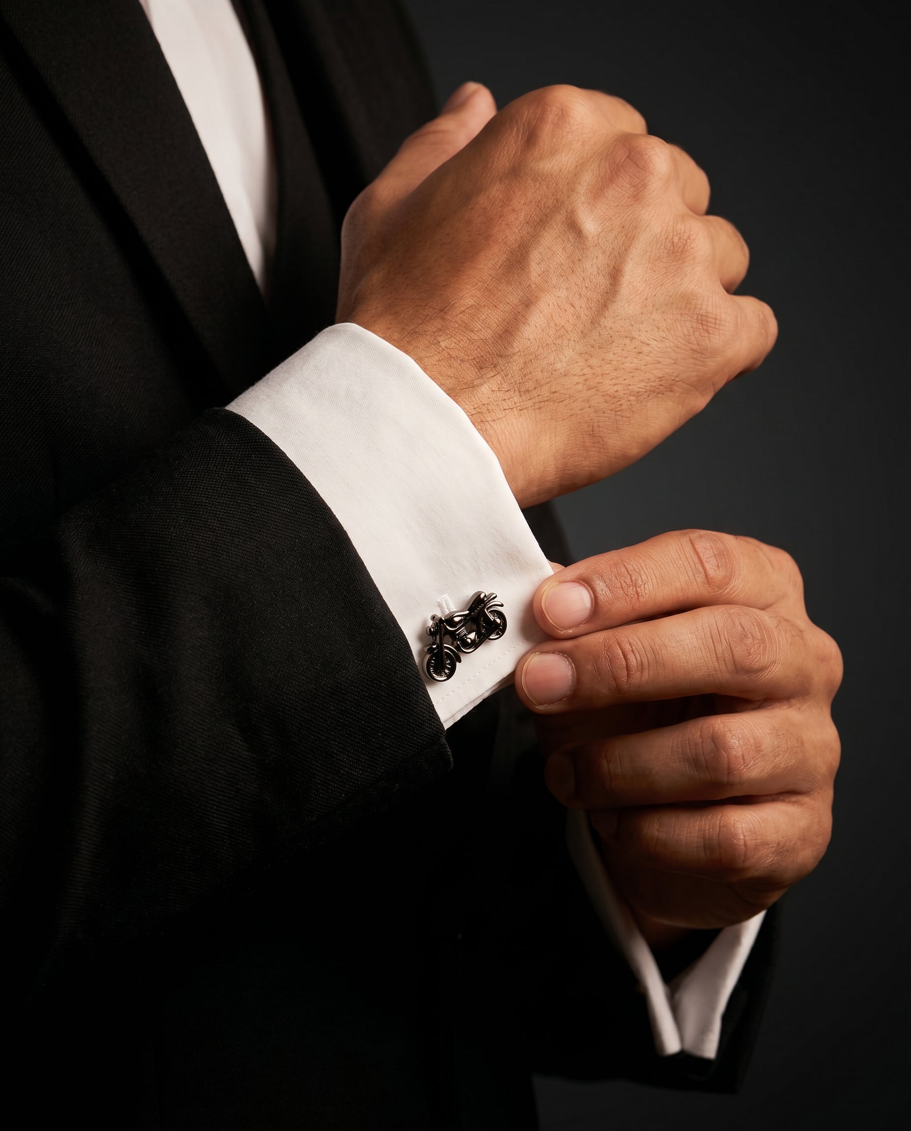 Cruiser Bike Cufflinks by Tivaaro