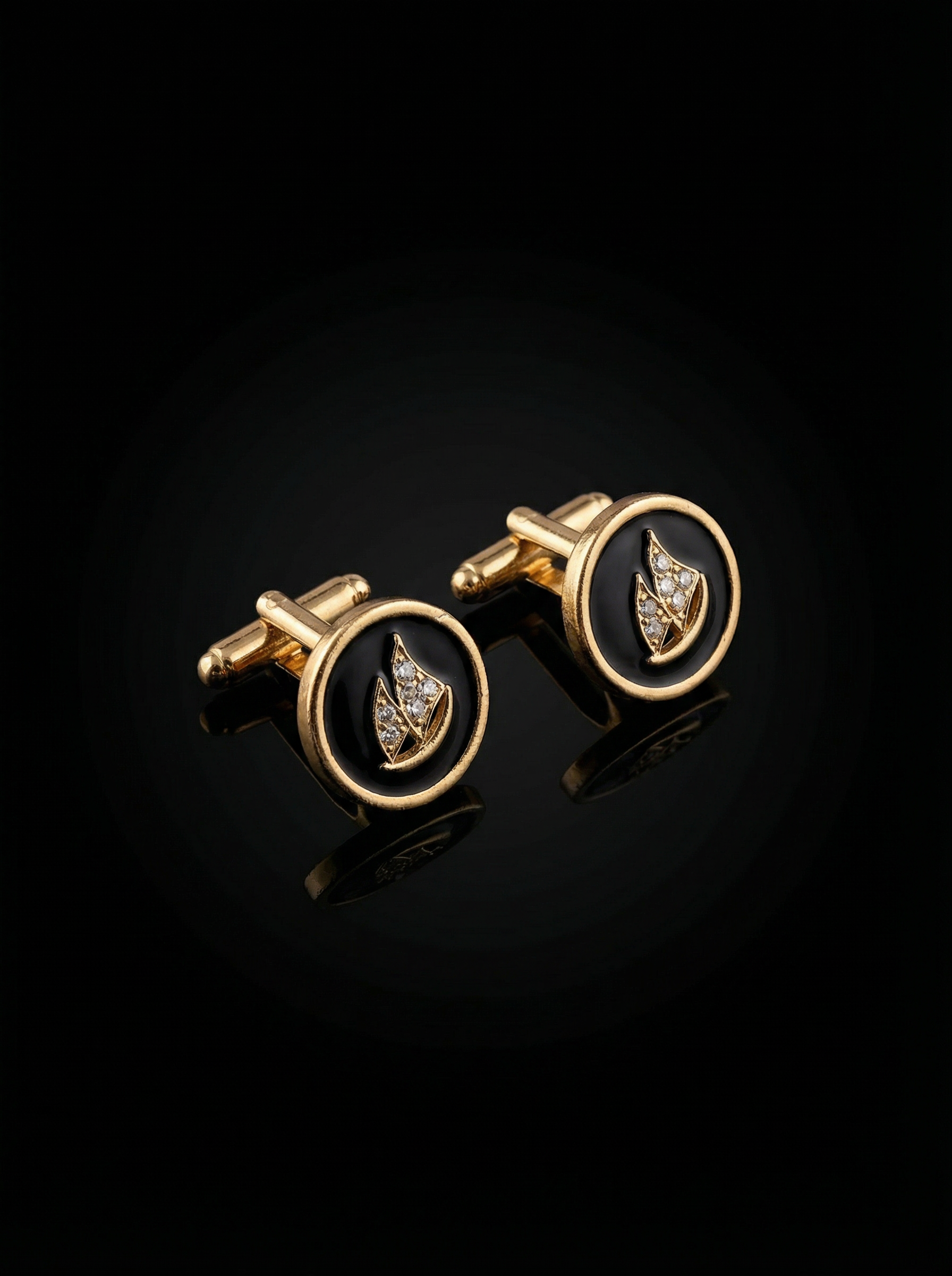 Crystal Yacht Cufflinks Tivaaro
