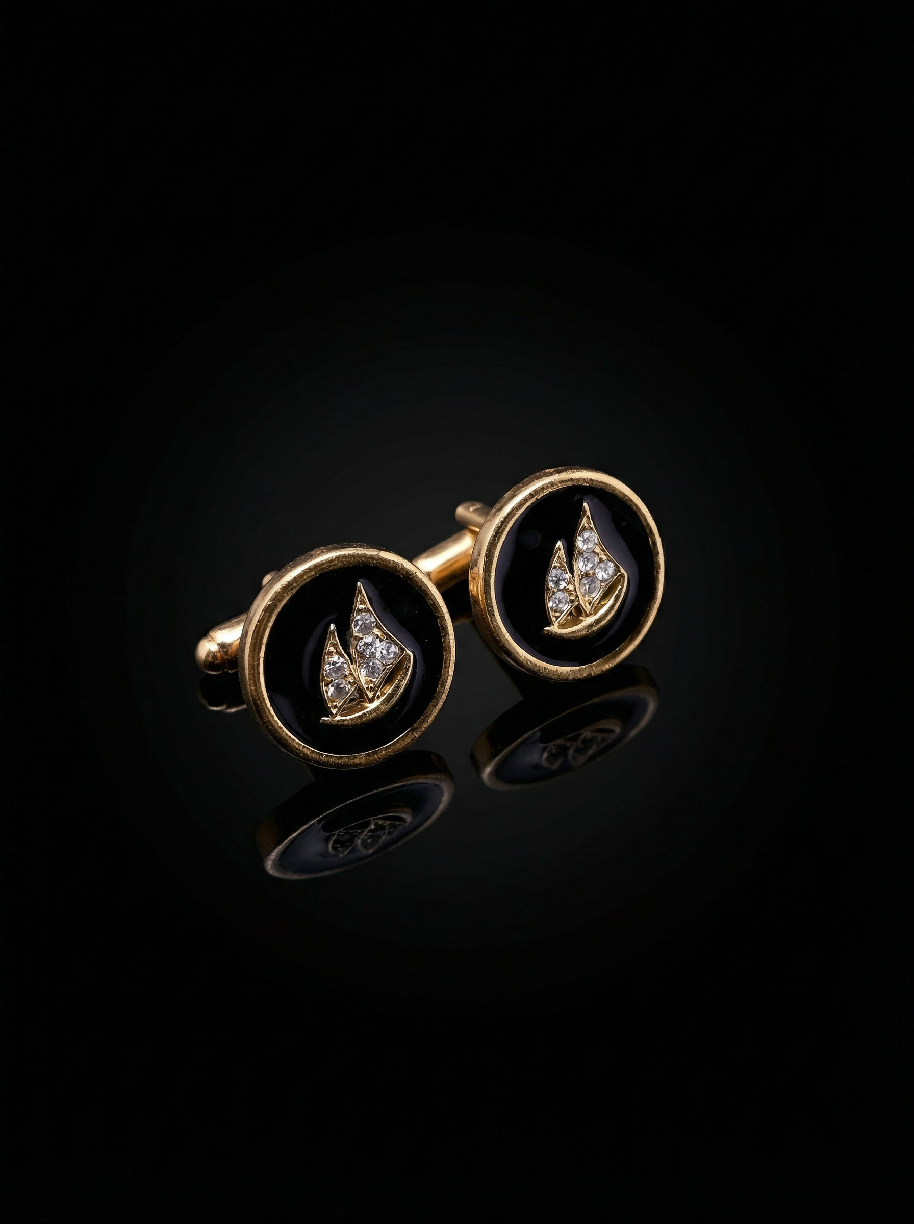 Crystal Yacht Cufflinks Tivaaro