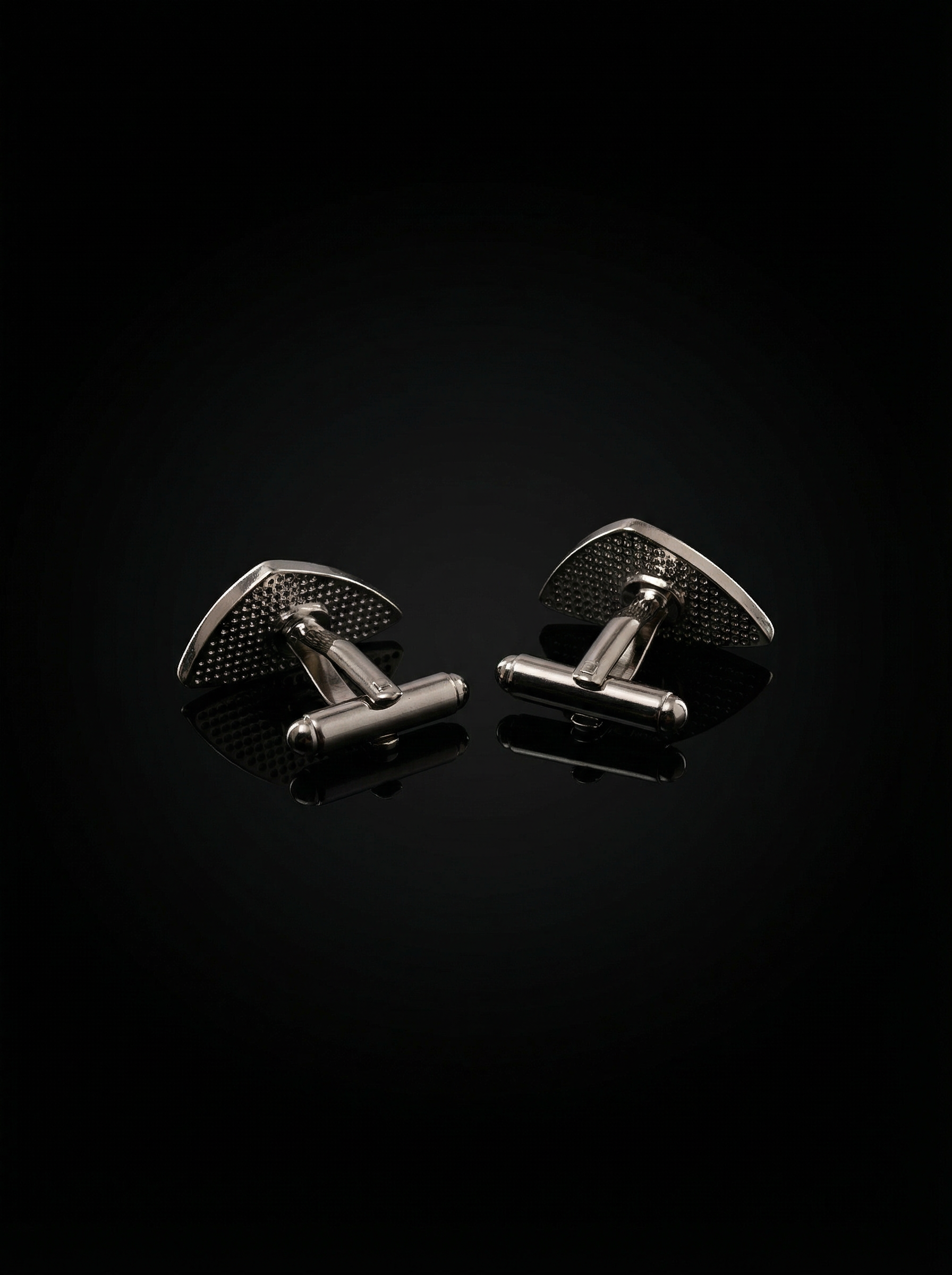 Curved Abstract Multicolor Cufflinks Tivaaro