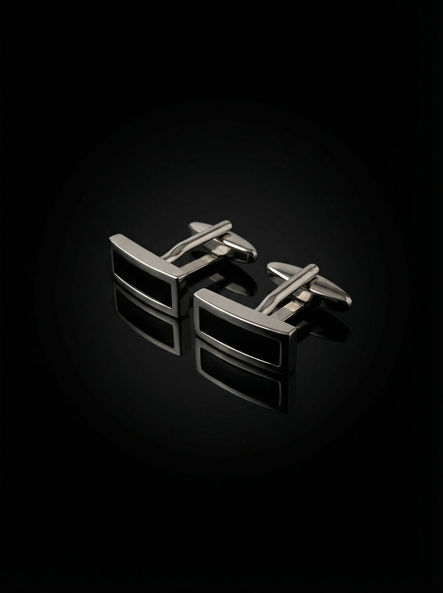 Curved Rectangle Cufflinks Tivaaro