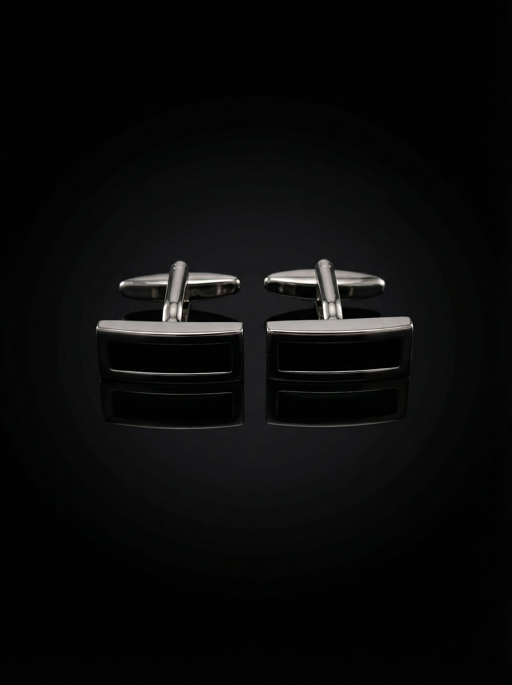 Curved Rectangle Cufflinks Tivaaro